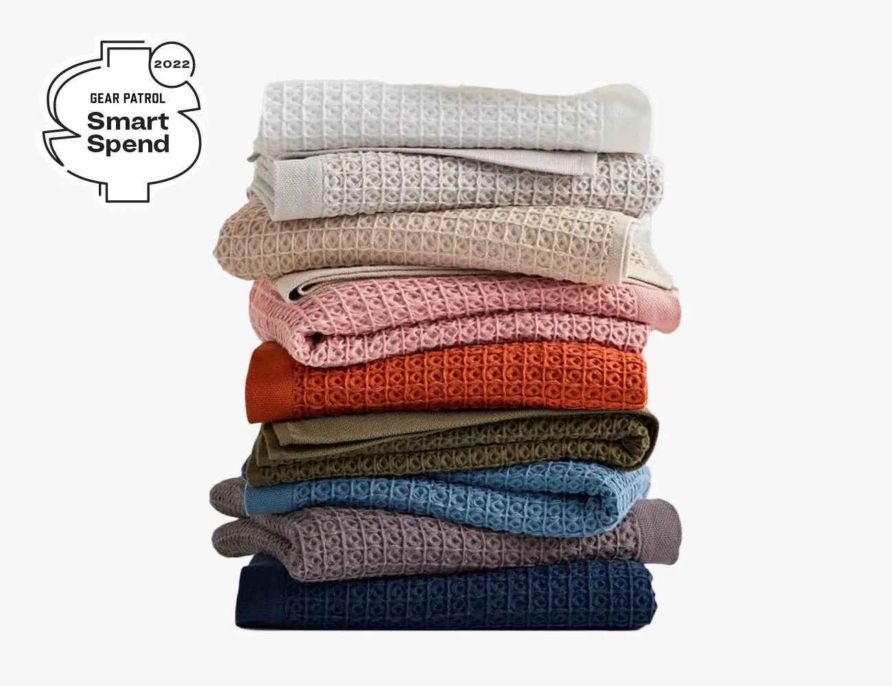 organic plush waffle towel