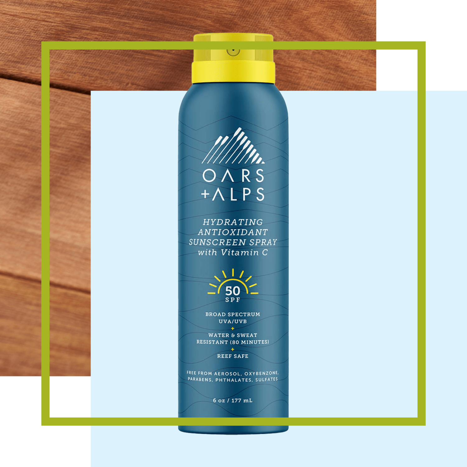 Oars + Alps Hydrating SPF 50 Sunscreen Spray