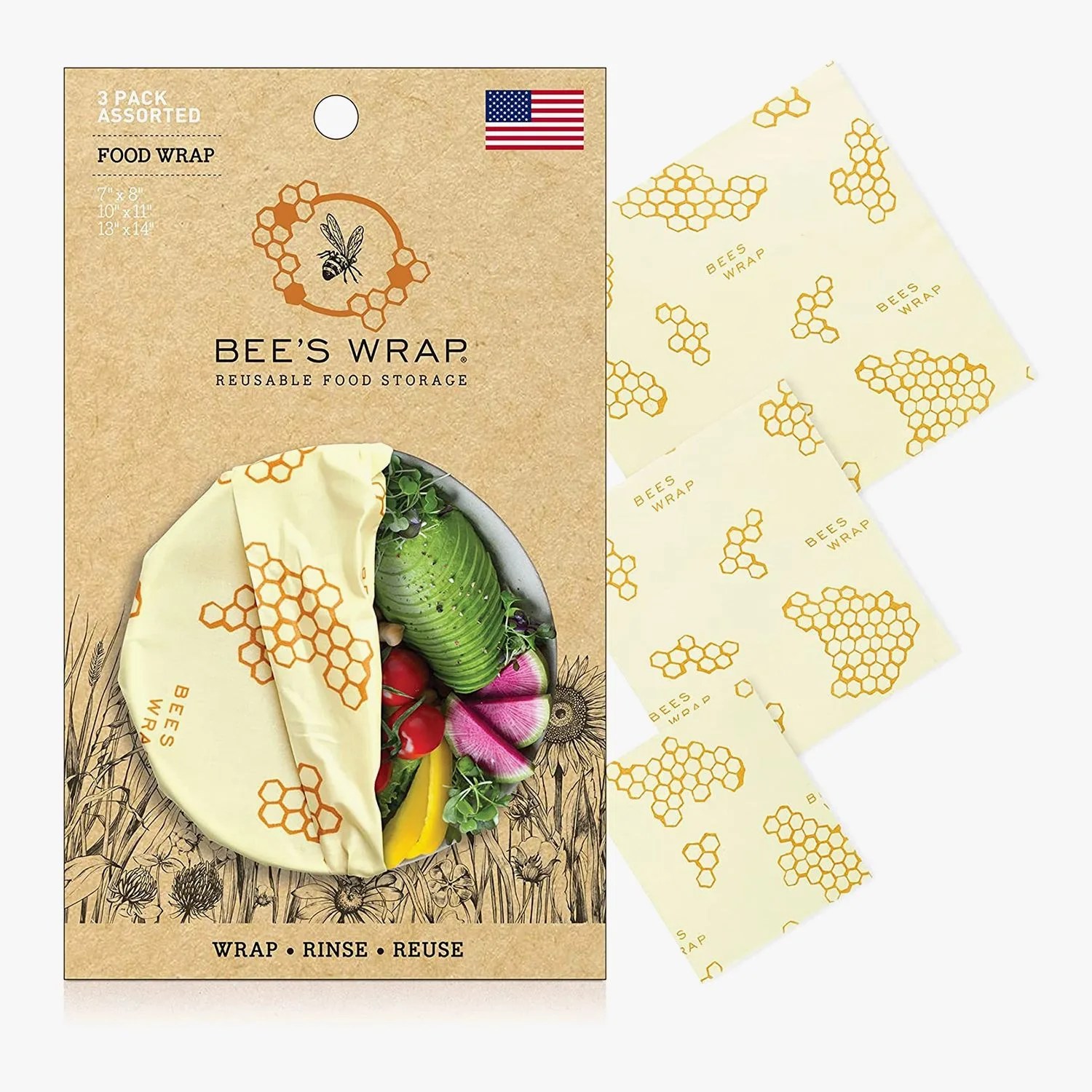 bee's wrap assorted 3 pack
