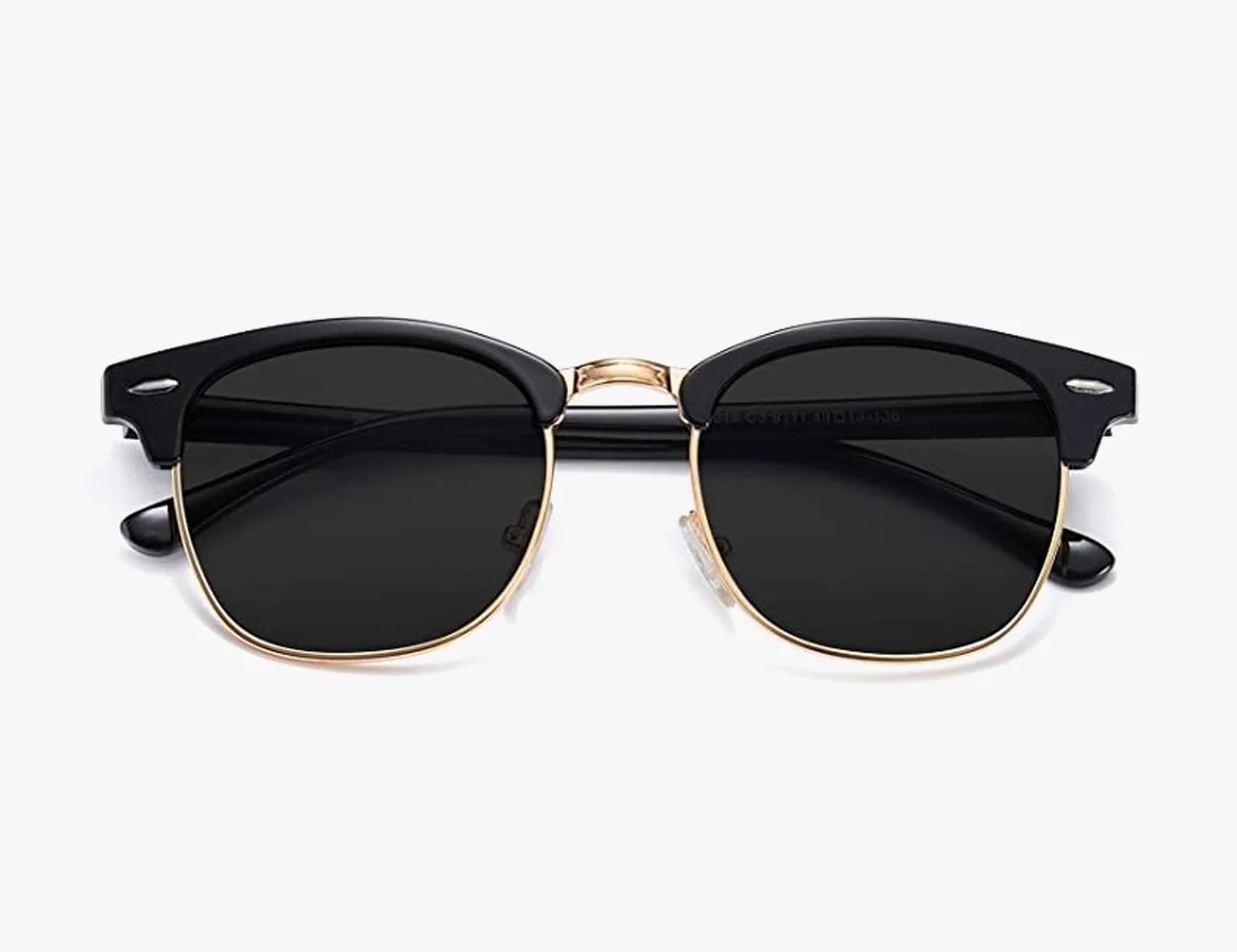 sojos retro semi rimless polarized sunglasses