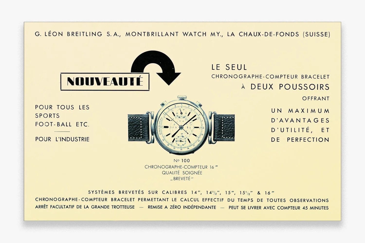 1933 breitling chronograph