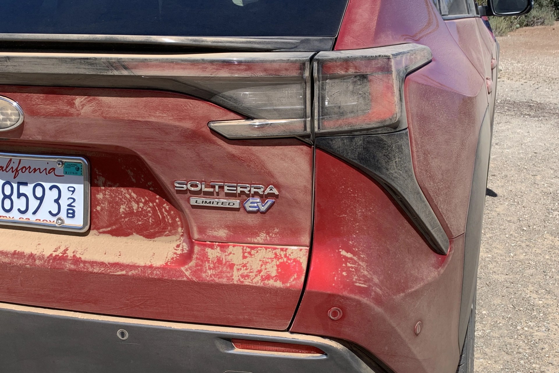2023 subaru solterra ev on catalina island