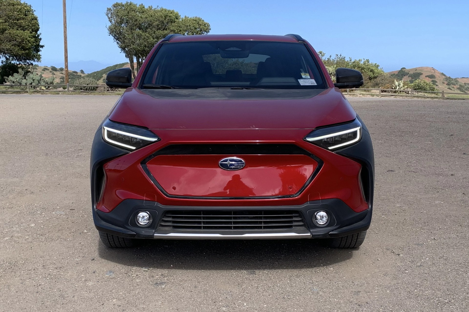2023 subaru solterra ev on catalina island