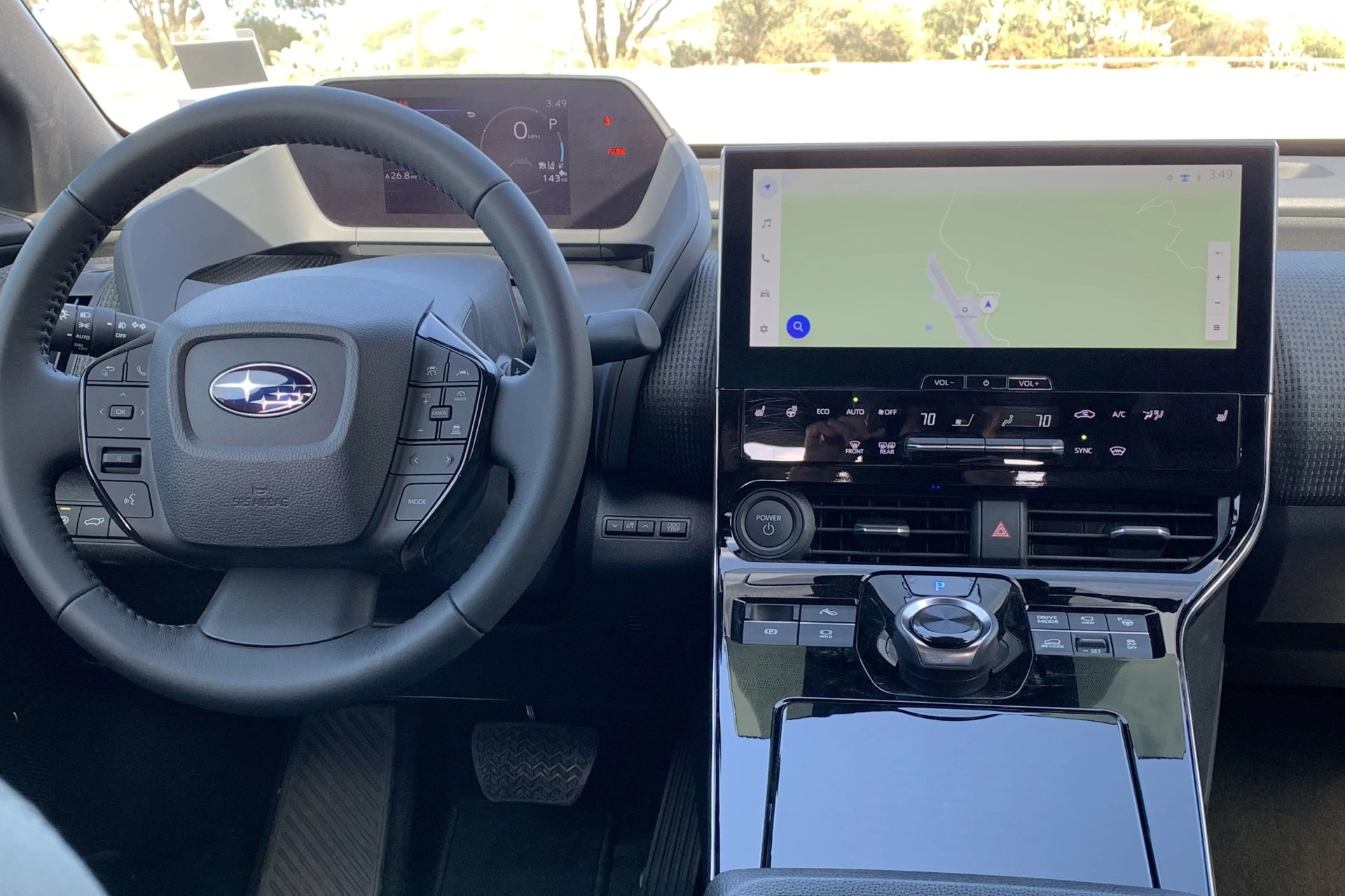 2023 subaru solterra ev on catalina island