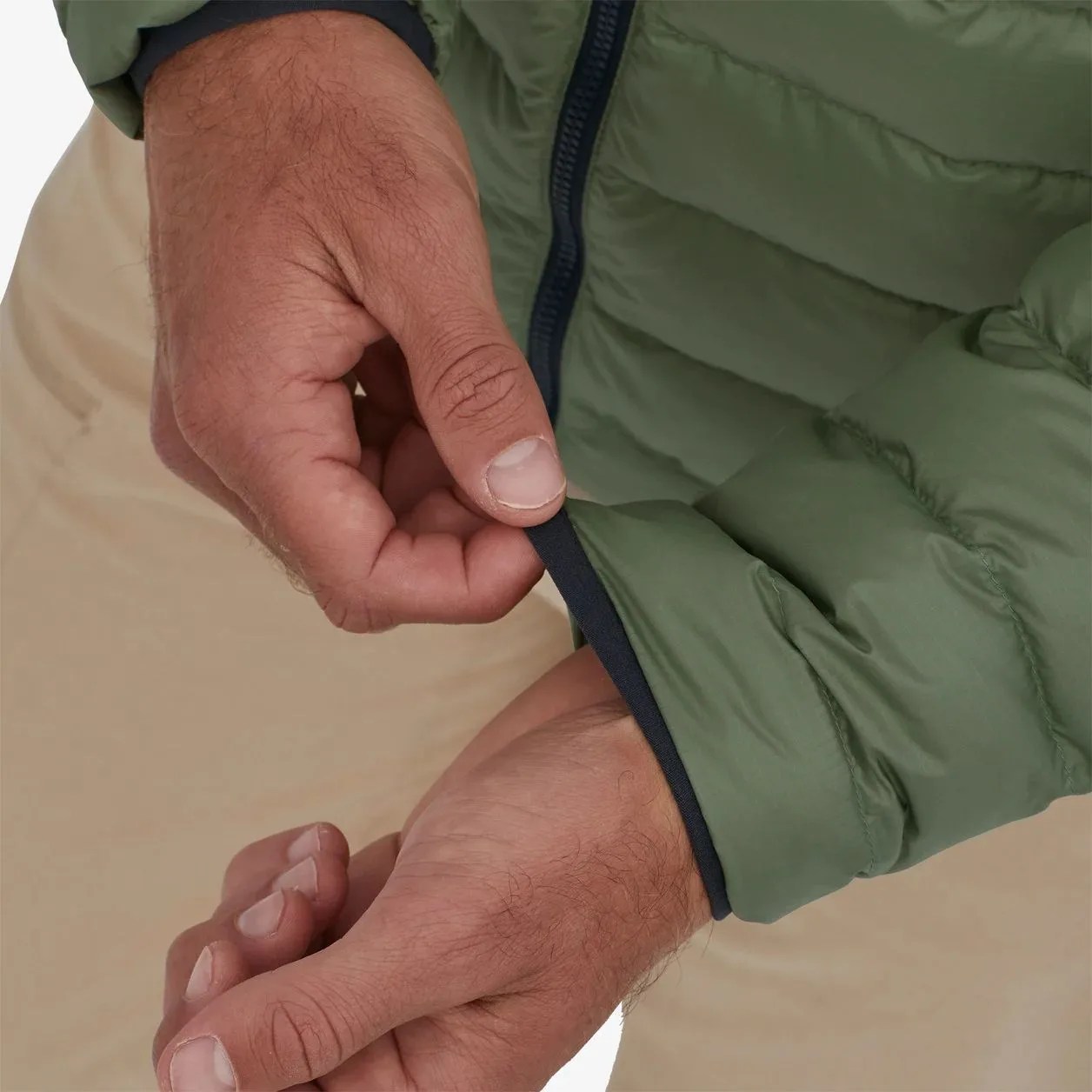 men's down sweater jacket