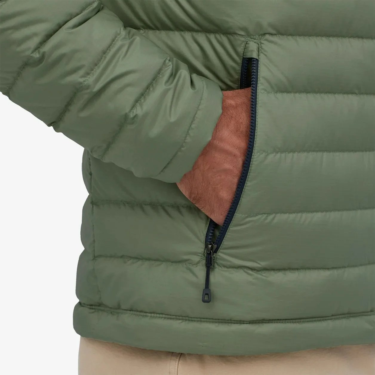 men's down sweater jacket