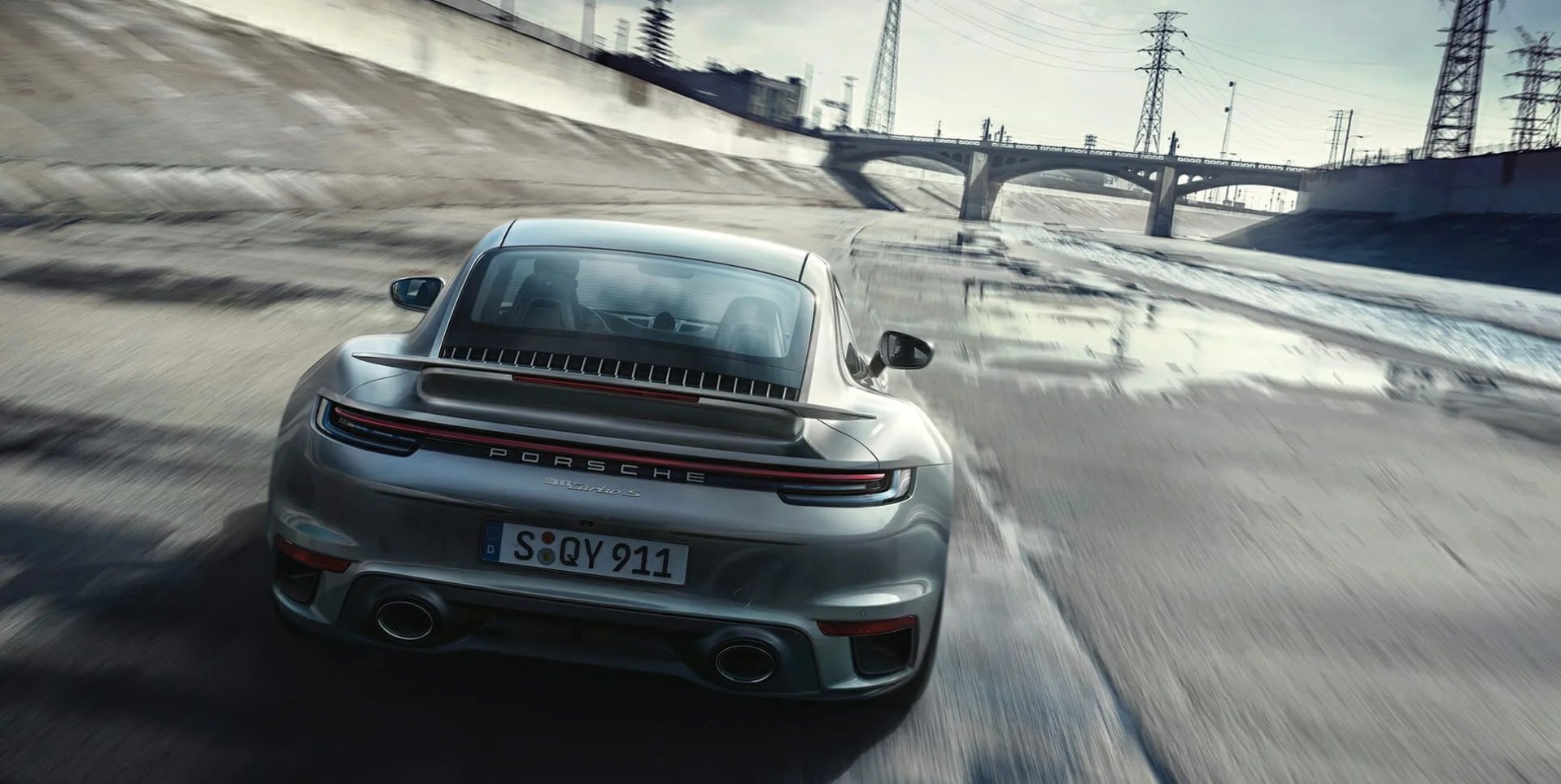 porsche 911 tirbo rear