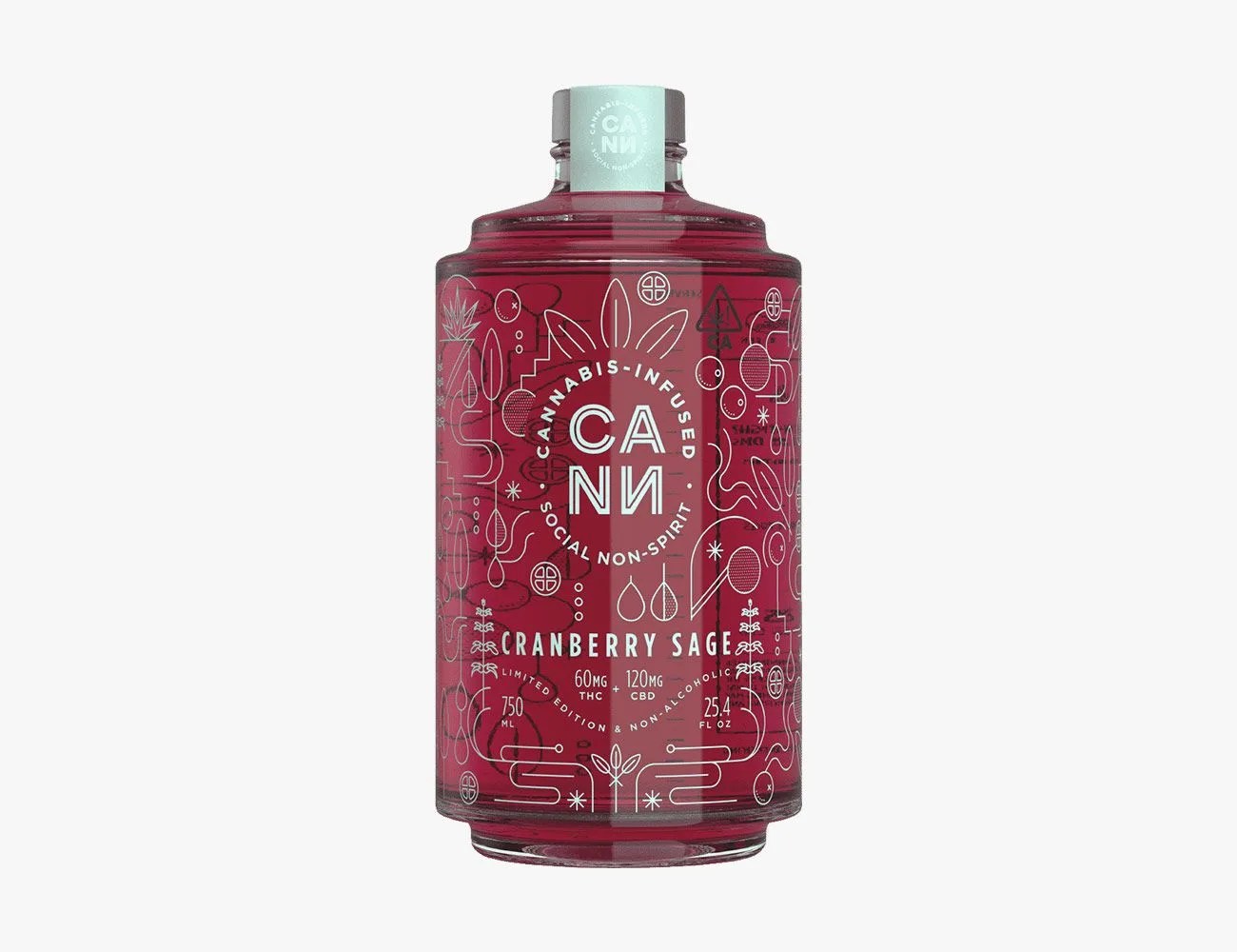 cranberry sage cann in a bottle