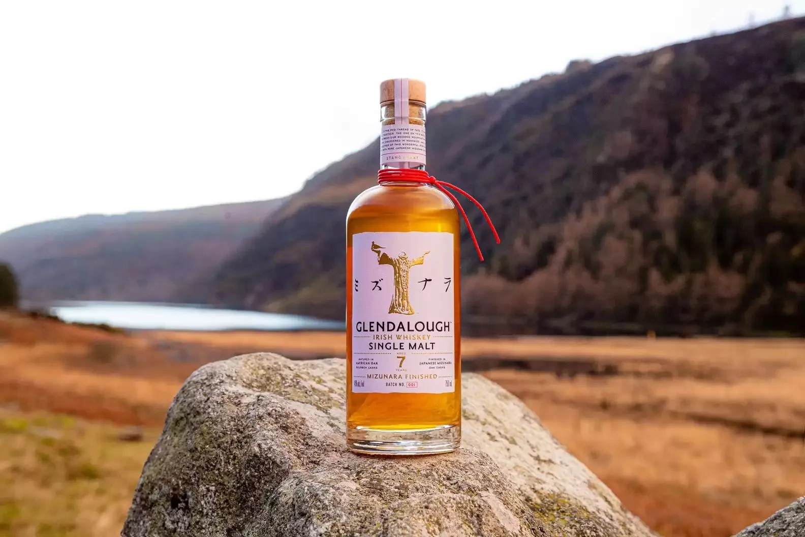 glendalough distillery 7 year old mizunara finish single malt irish whiskey