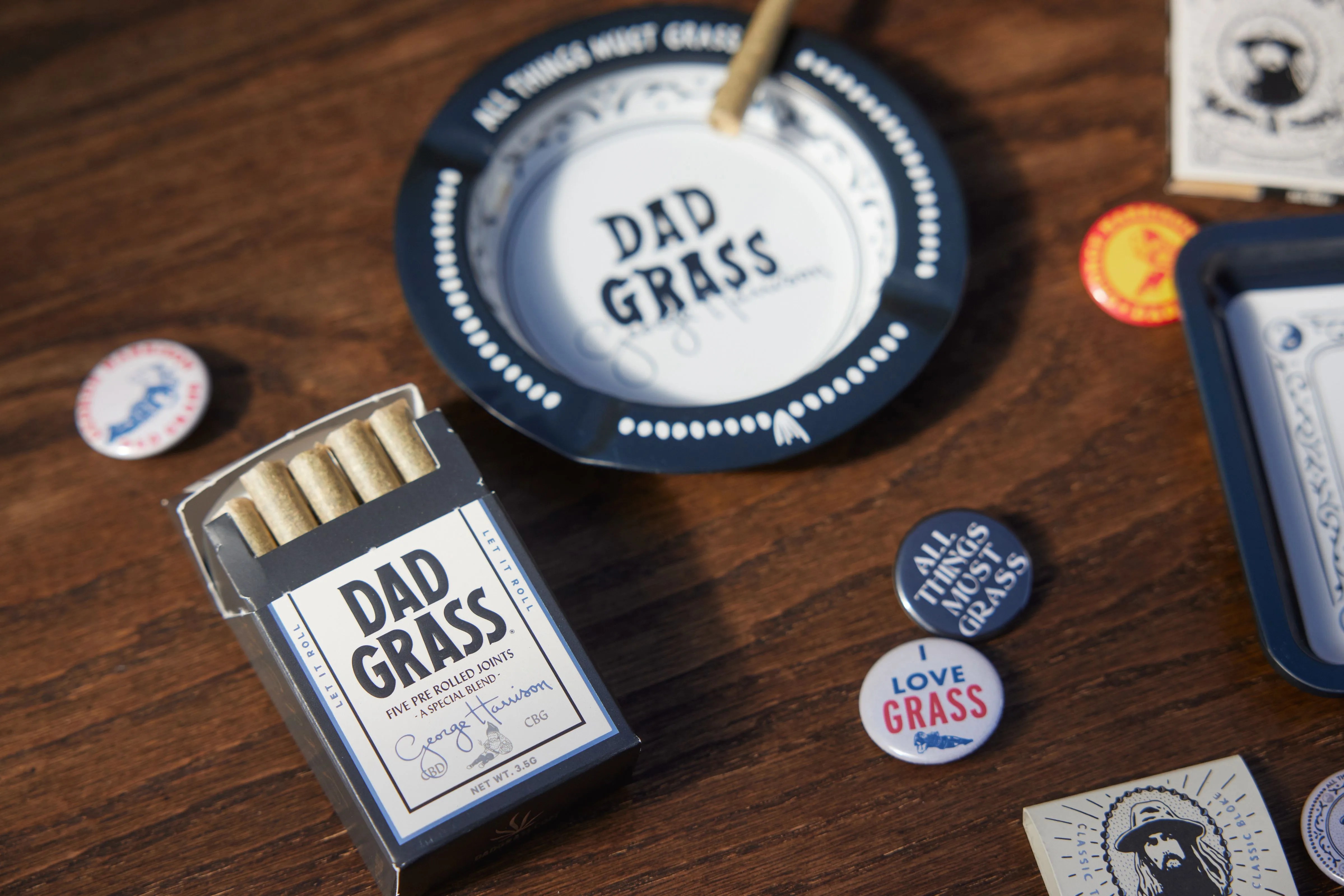 dad grass george harrison