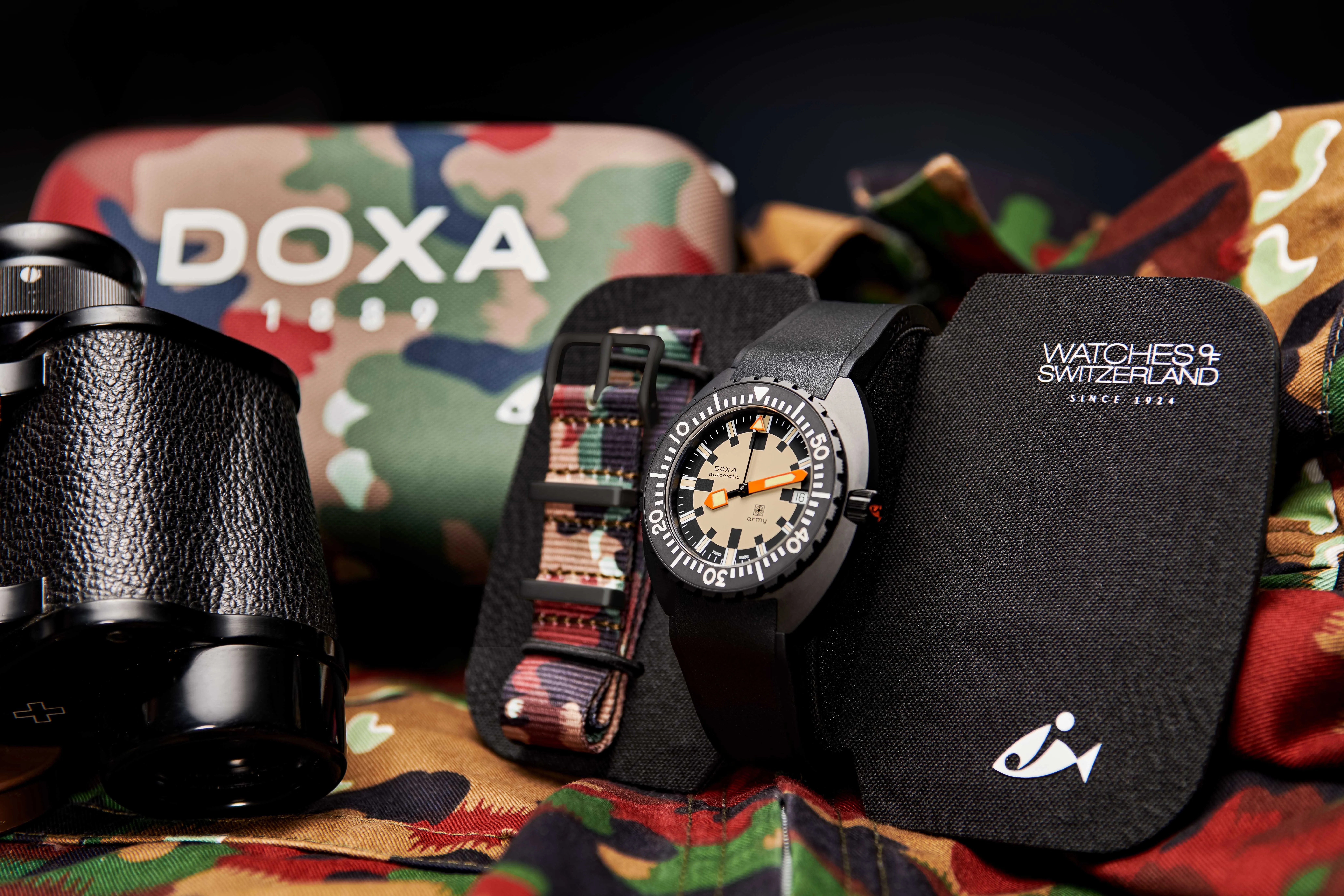 doxa army watches of switzerland edition