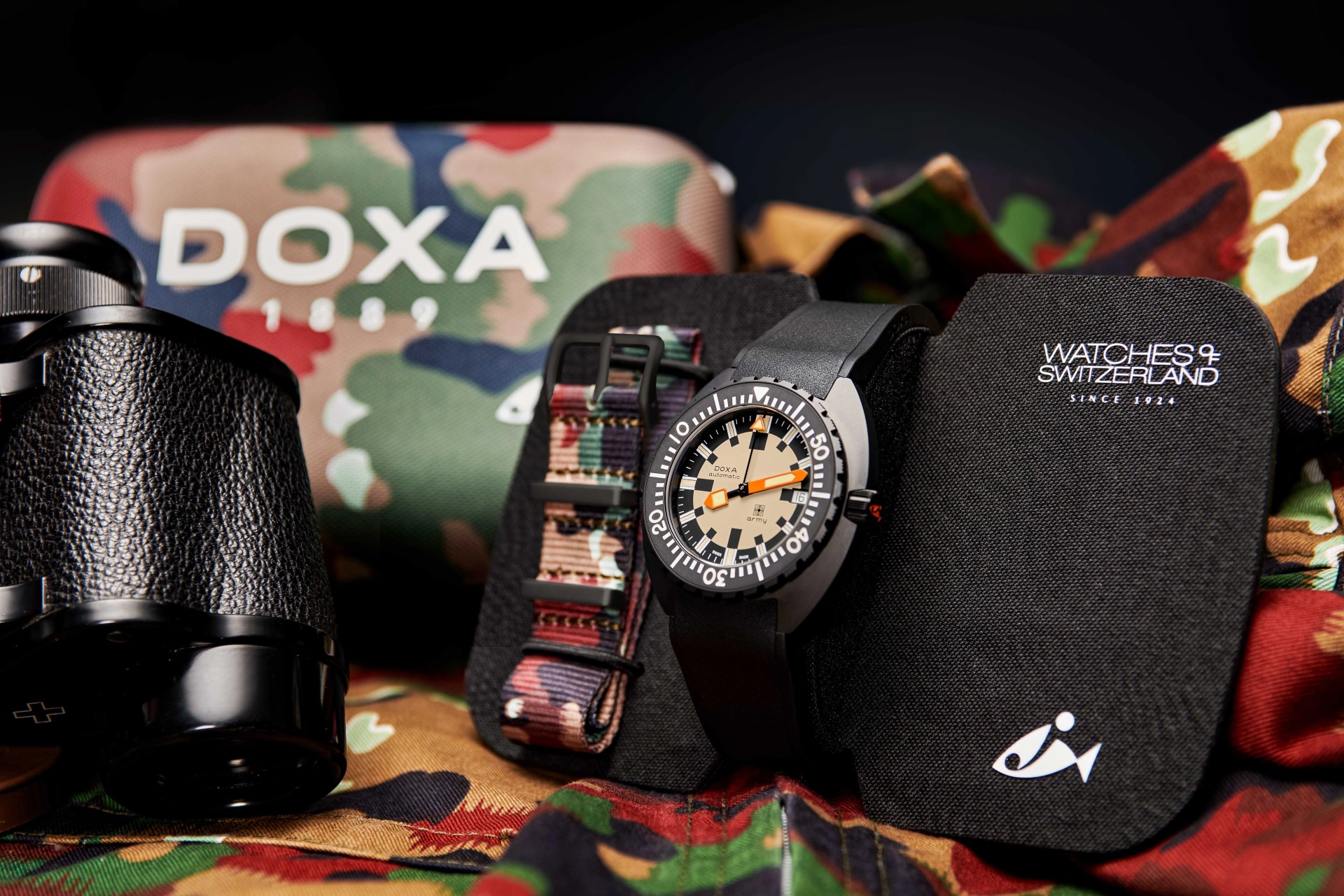 doxa army watches of switzerland edition
