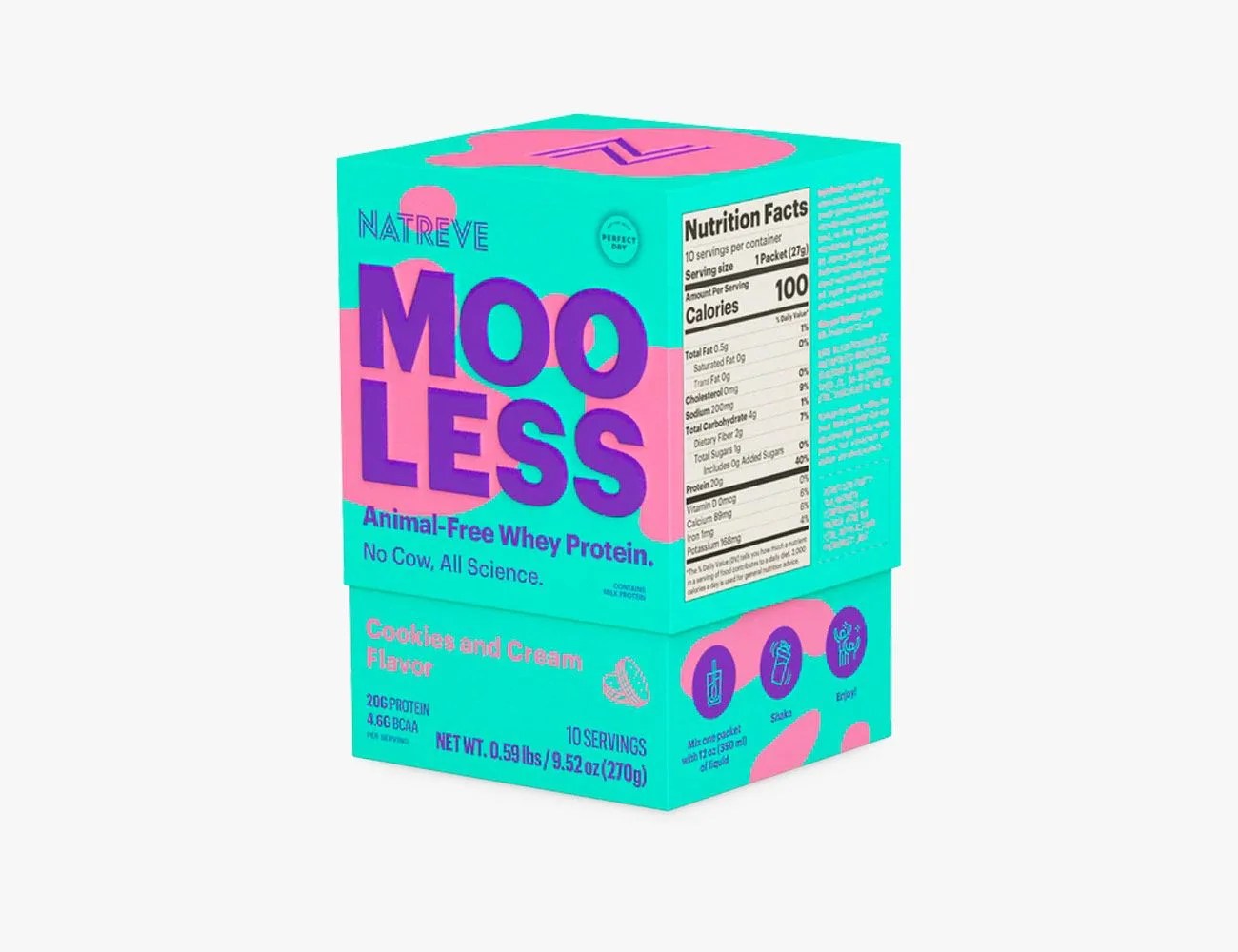 natreve mooless animalfree whey protein powder