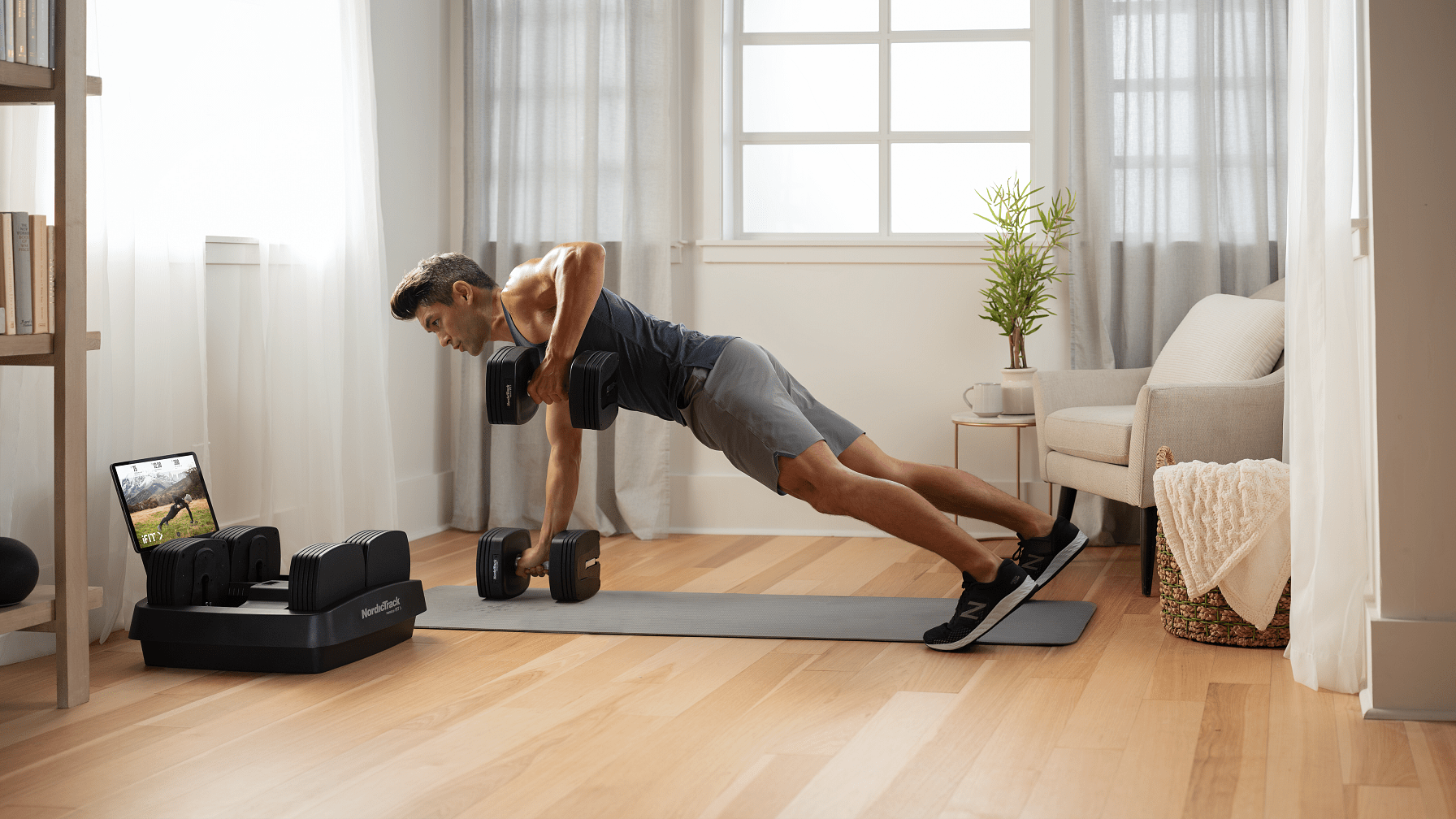 man working out
