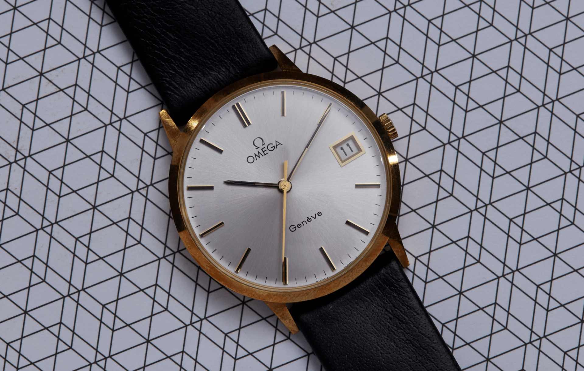 omega deville time only