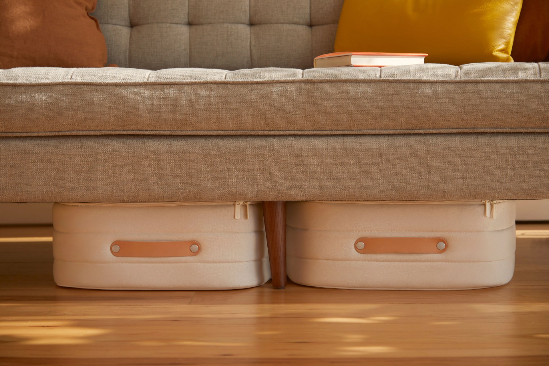 open spaces underbed storage