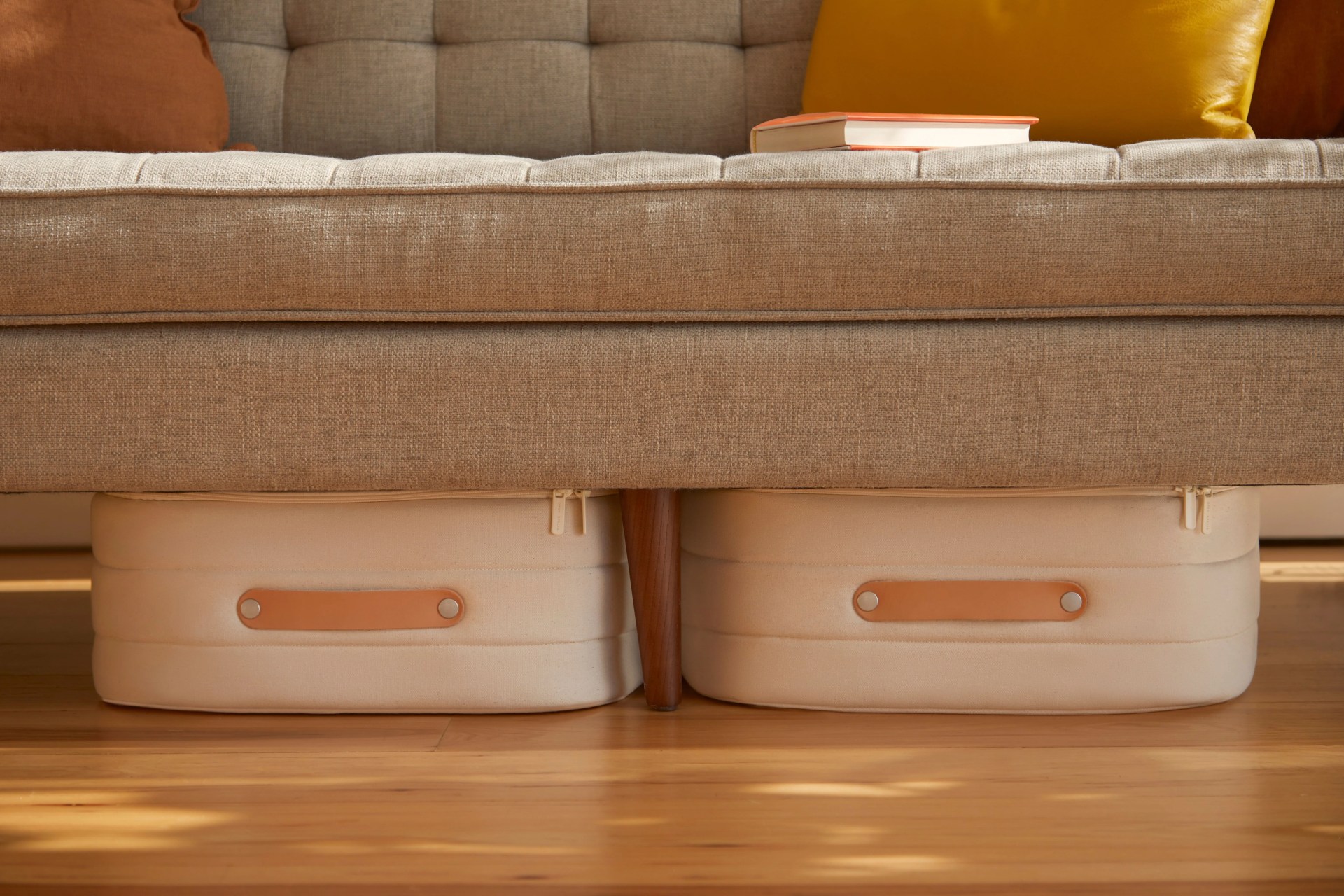 open spaces underbed storage