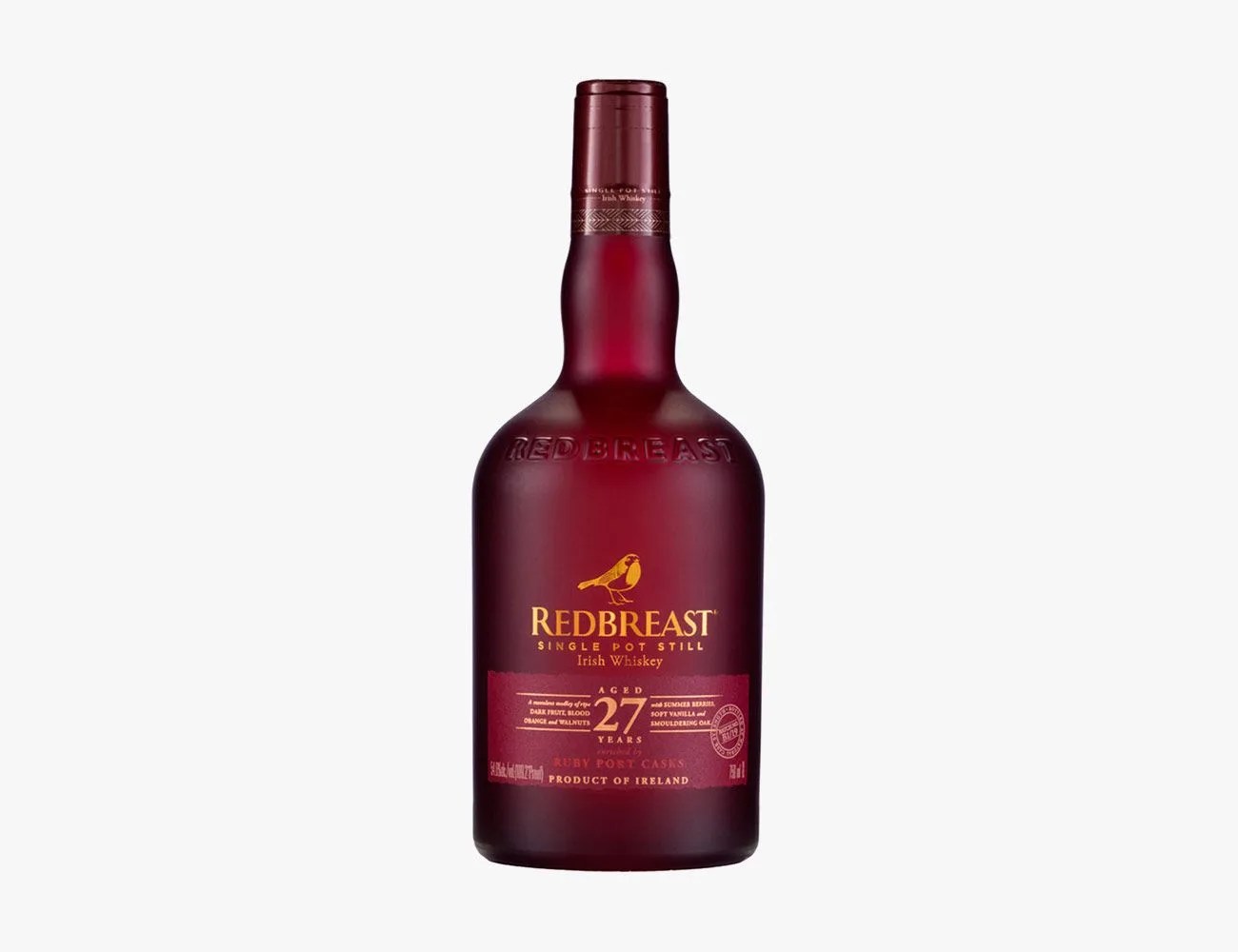 redbreast 27 year old single pot still irish whiskey