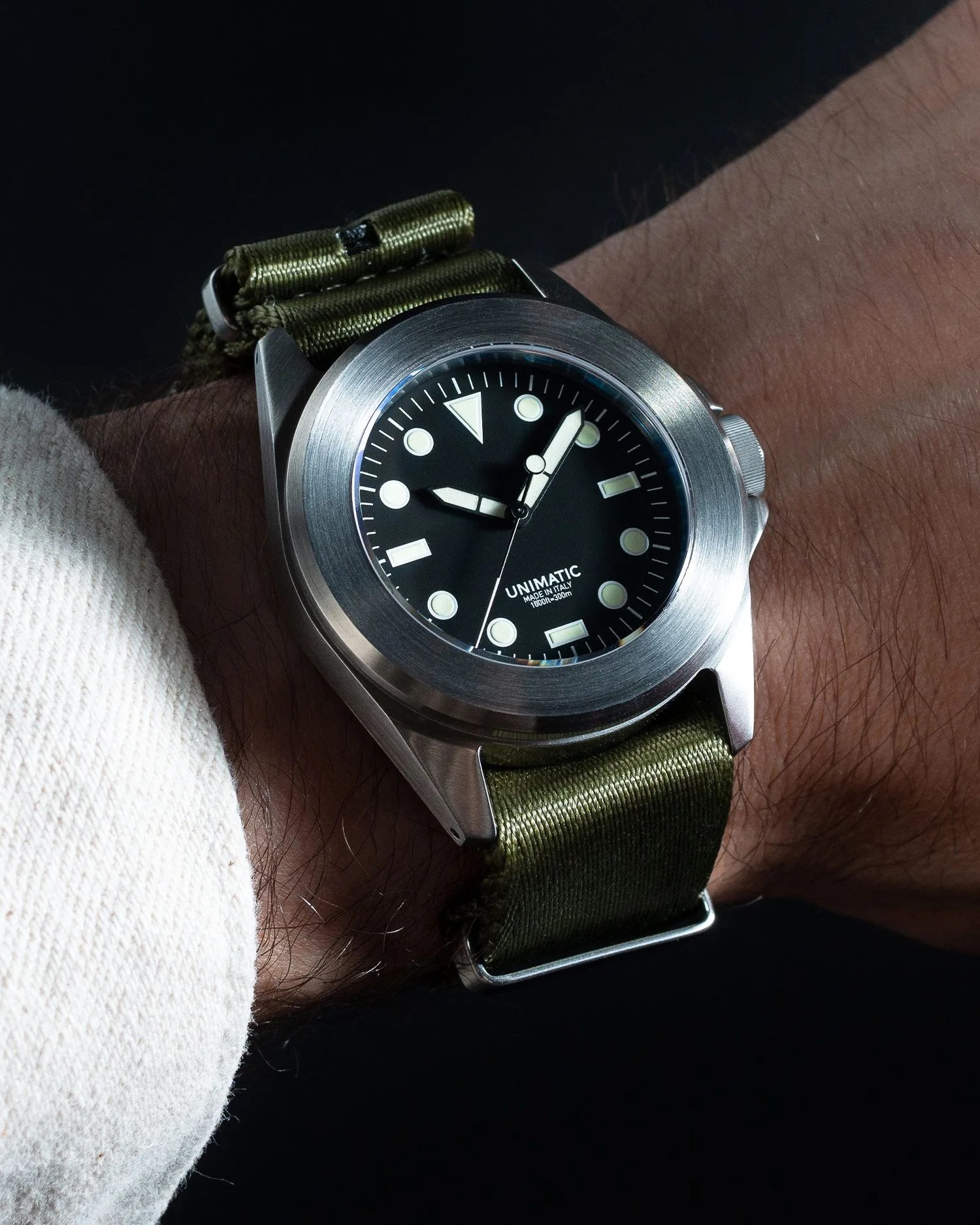 unimatic u4 watch on wrist