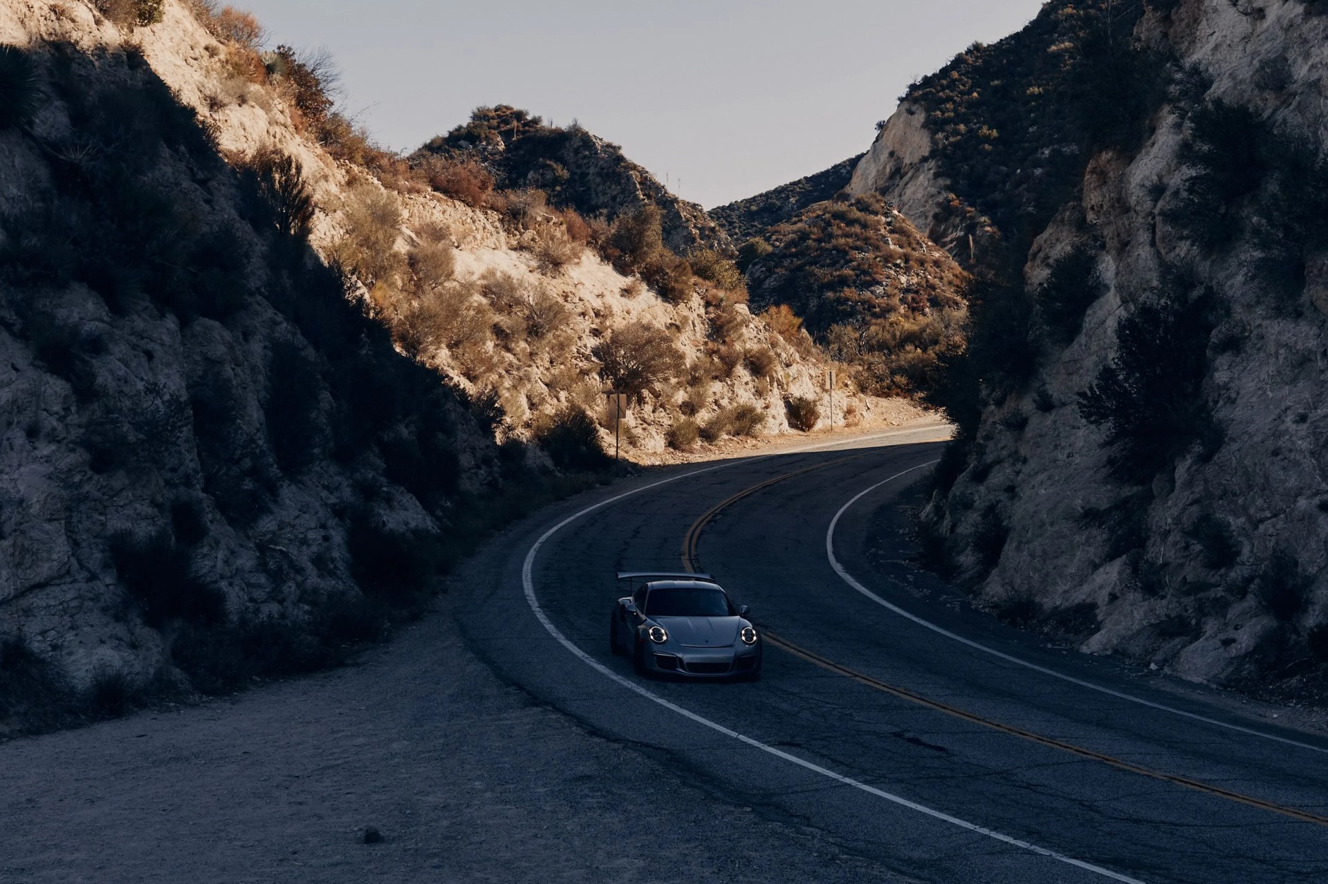 driving a porsche