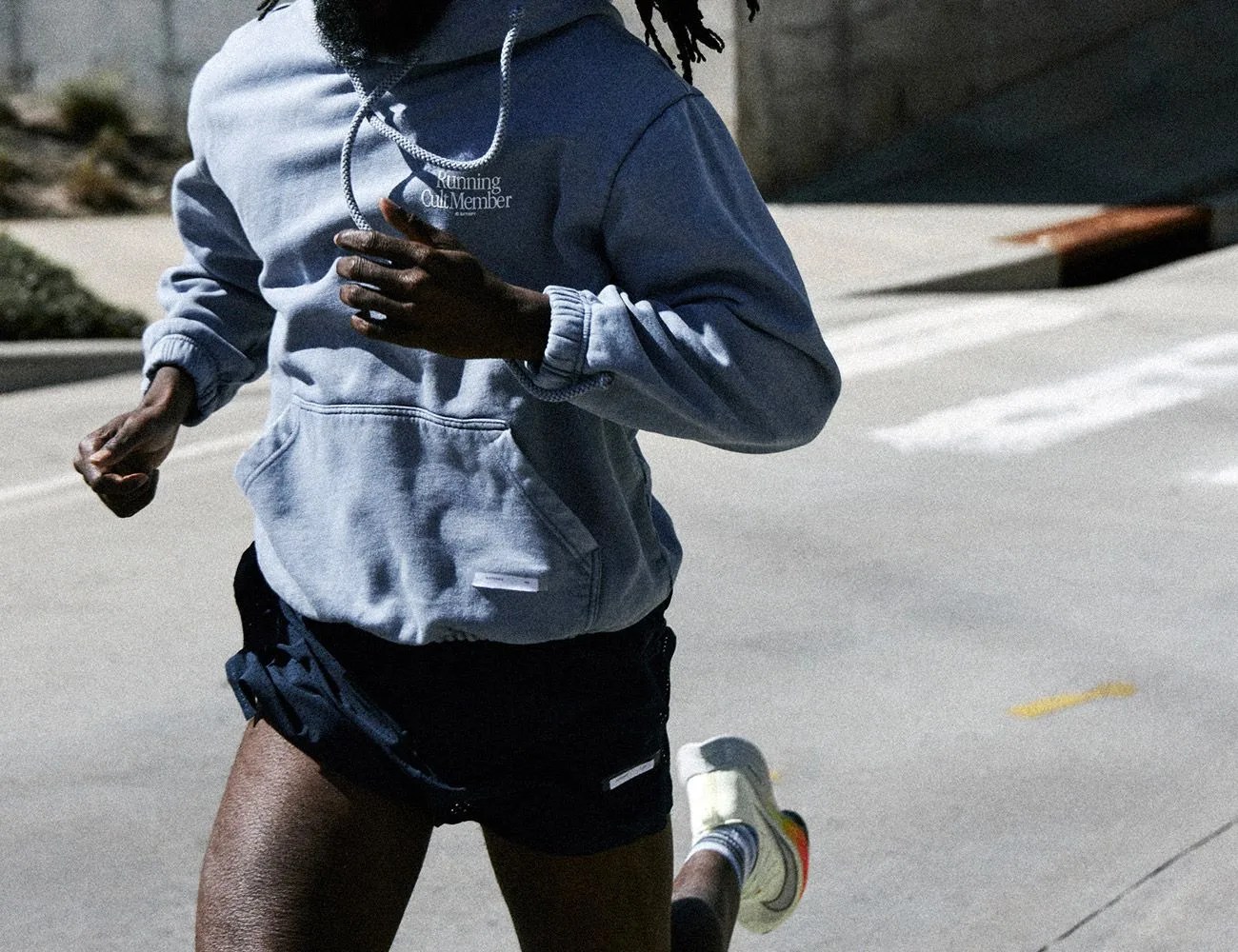 satisfy organic cotton run cult member hoodie