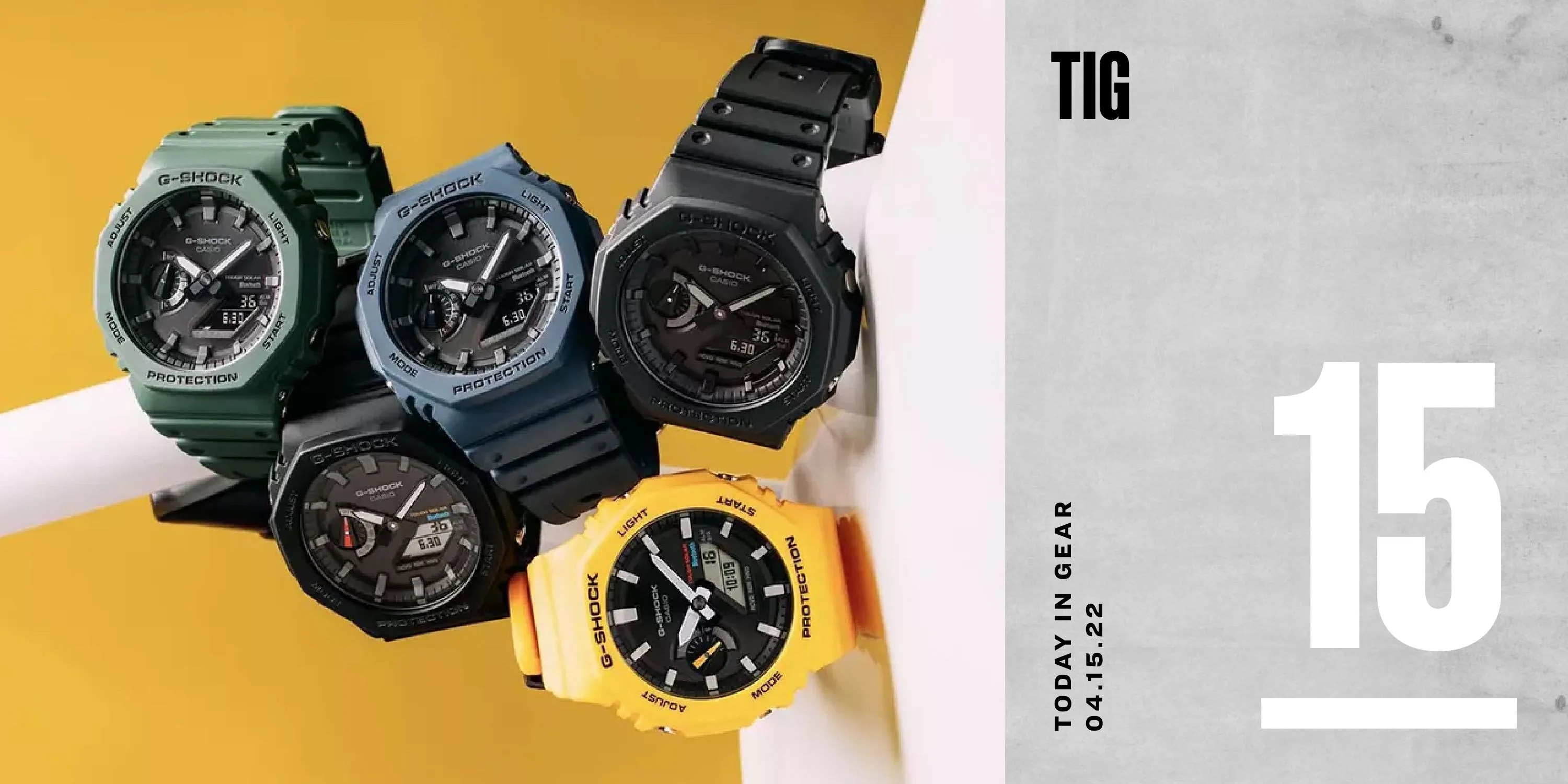 today in gear april 15 2022 g shock new ga b2100 watches