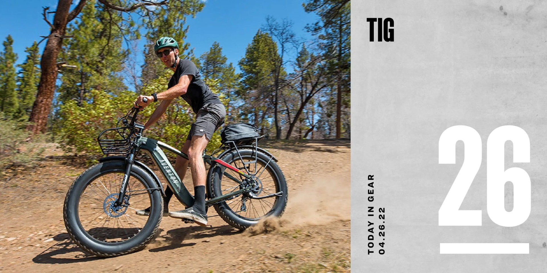 today in gear april 26 2022 man riding adventure e bike