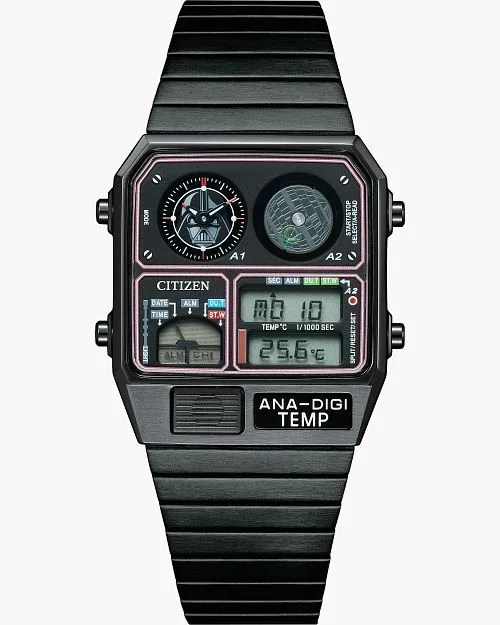 citizen x star wars darth vader anadigi temp watch