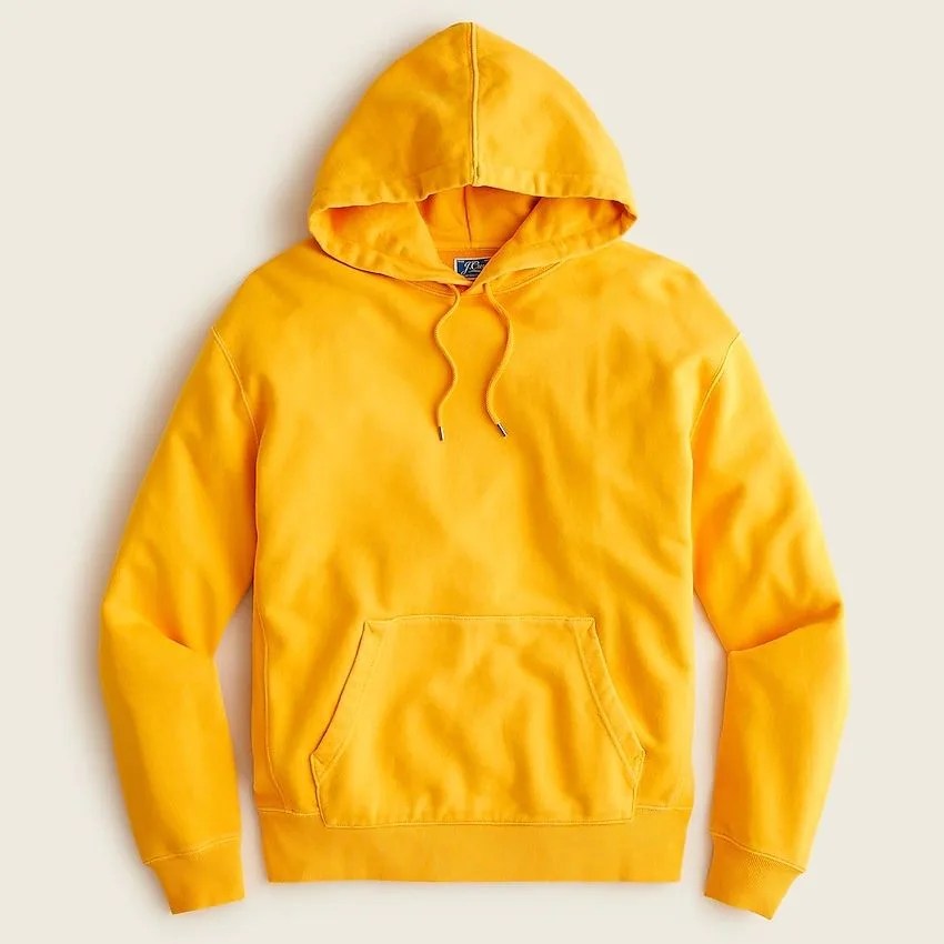 Garment-Dyed French Terry Hoodie