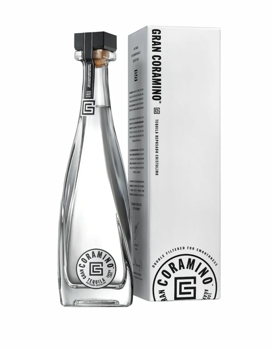 gran coramino tequila by kevin hart cristalino