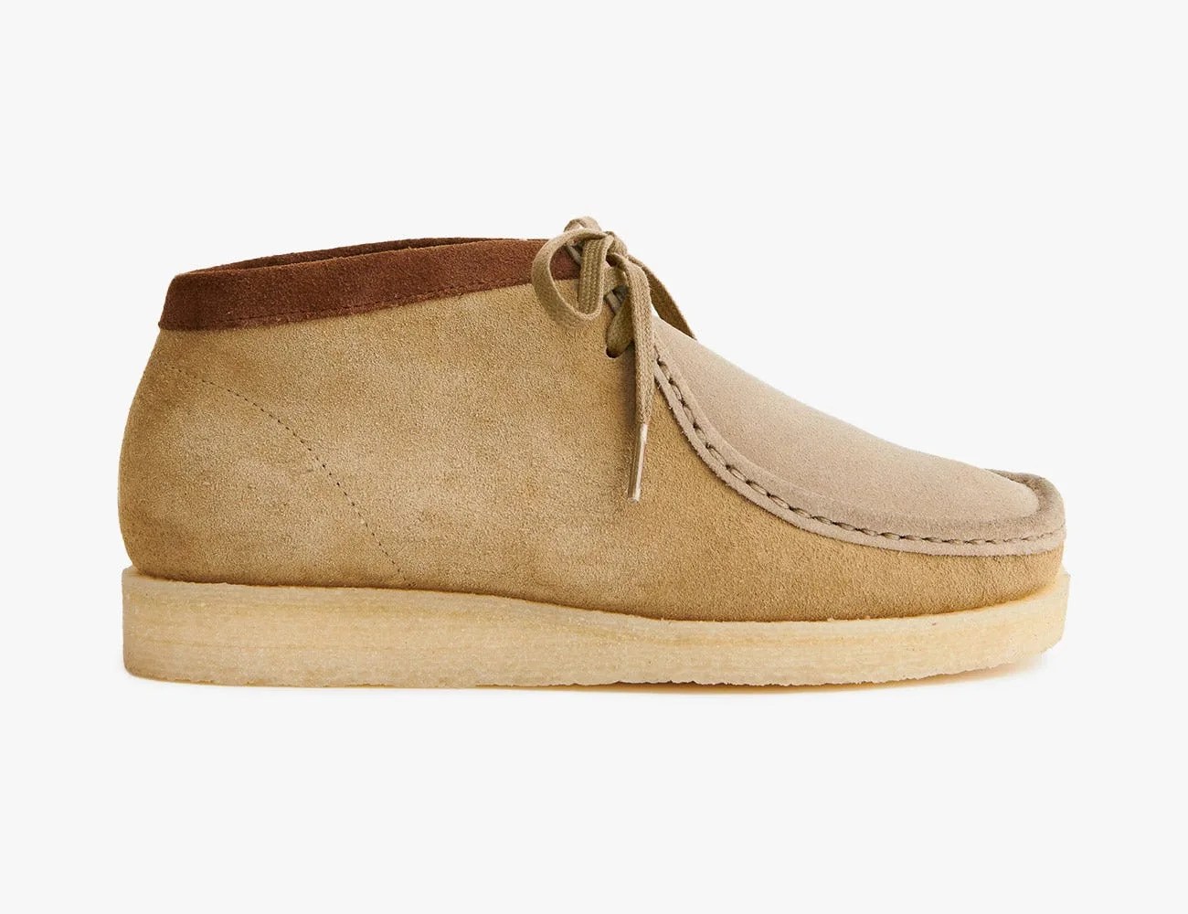 padmore and barnes suede boot in khaki