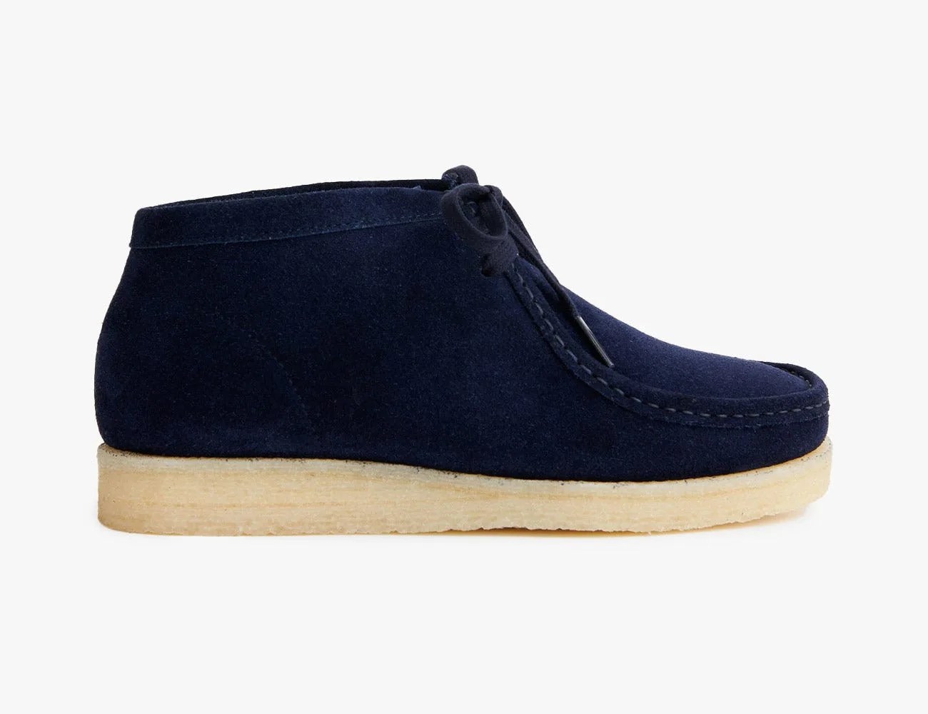 padmore and barnes suede boot in navy