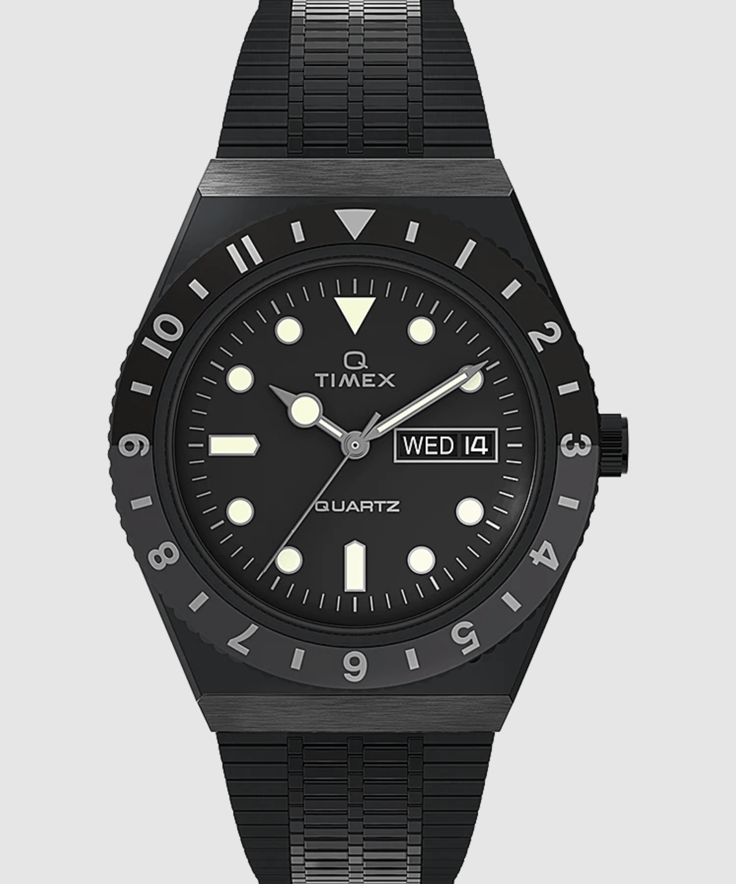 Q Timex Reissue 38mm Stainless Steel Bracelet Watch