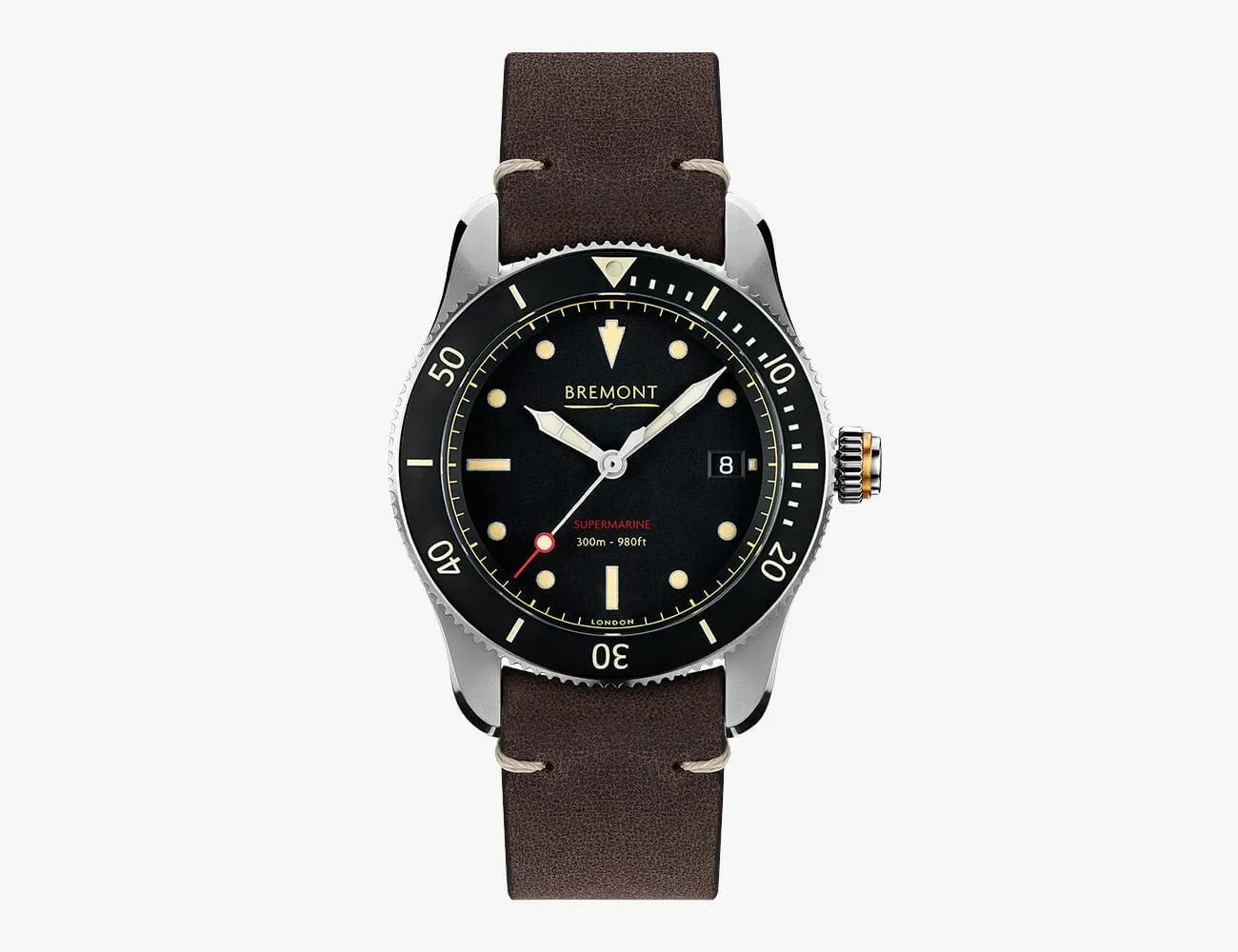 bremont s301 supermarine black 40mm gear patrol