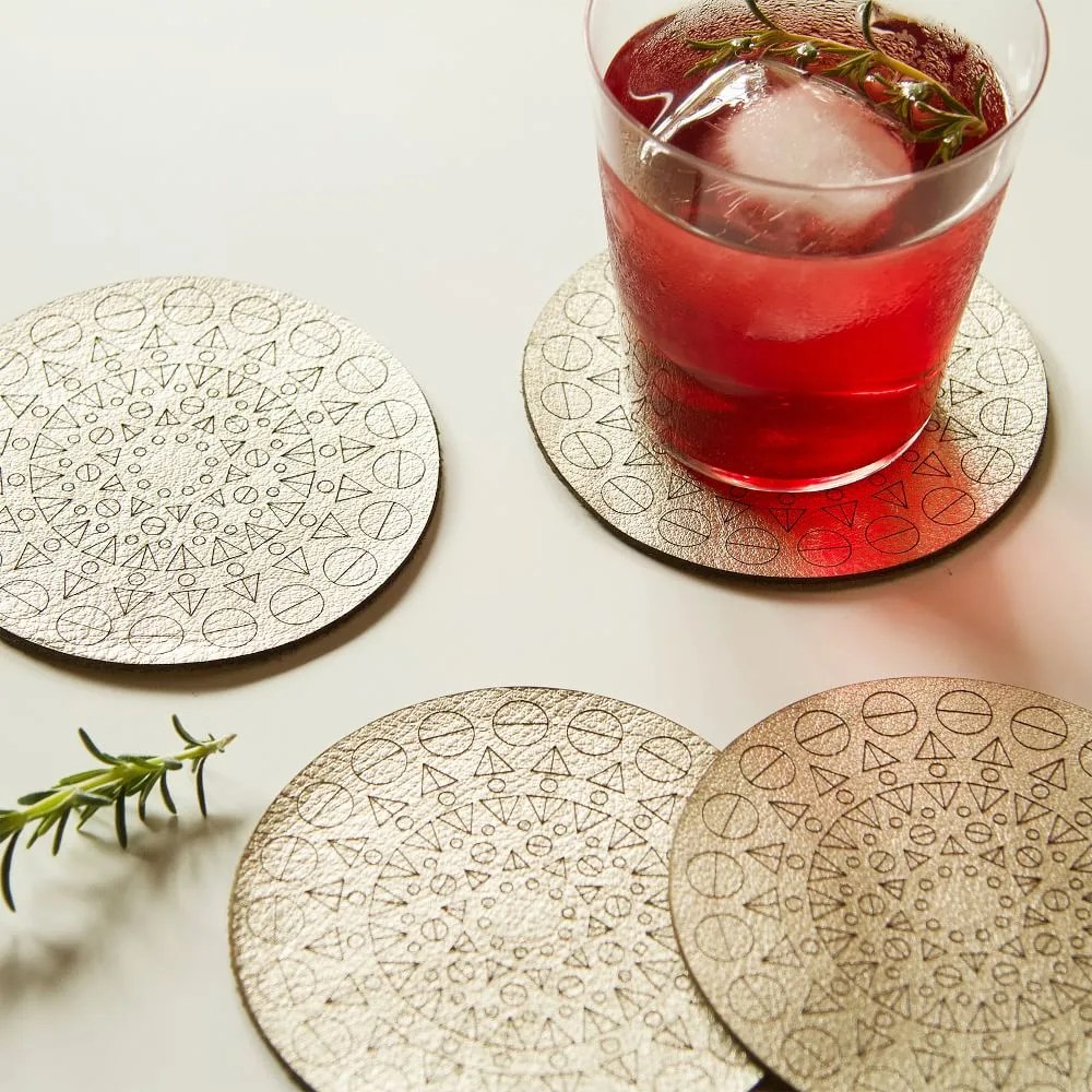 Molly M Mundi Coasters - Set of 4