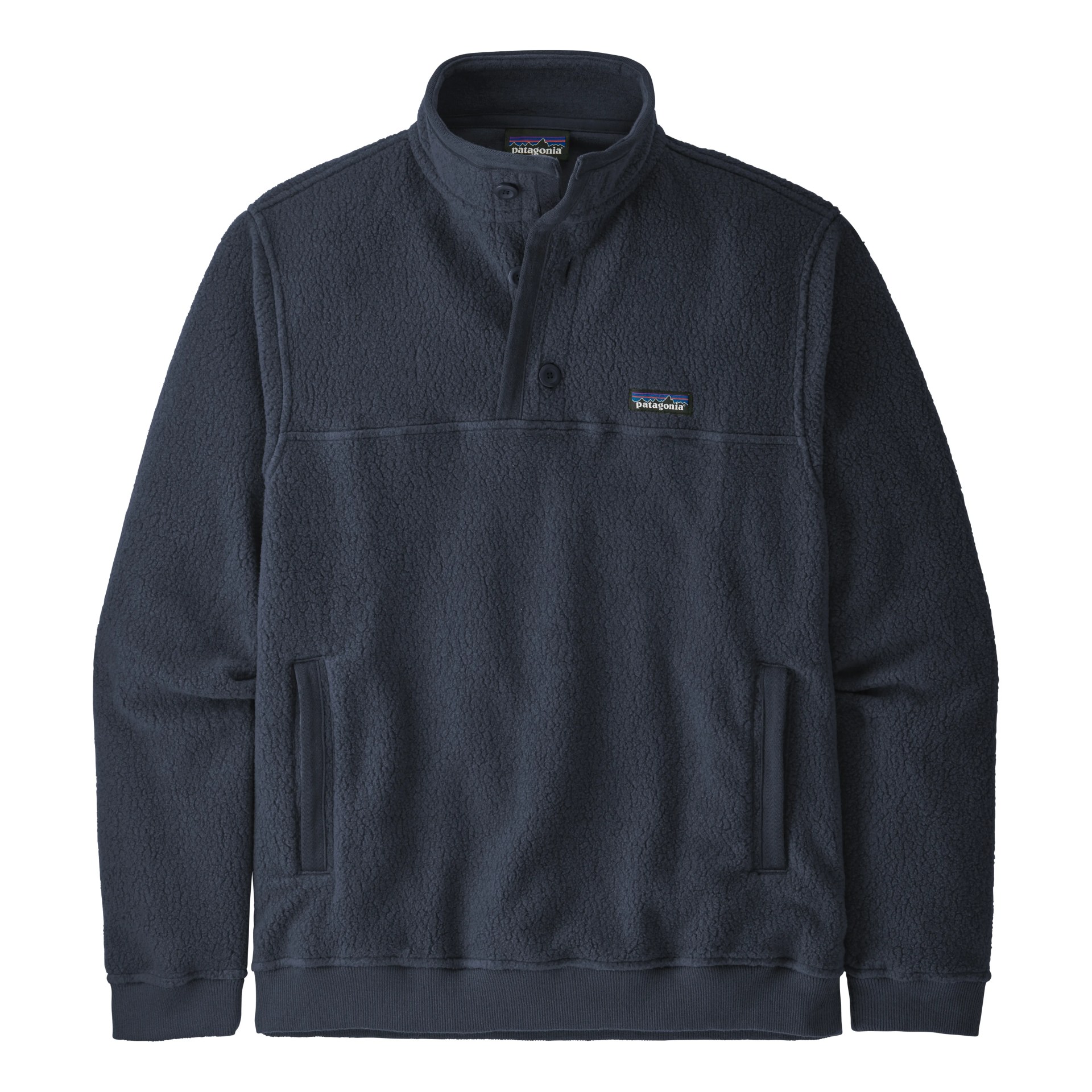 Shearling Button Pullover Fleece