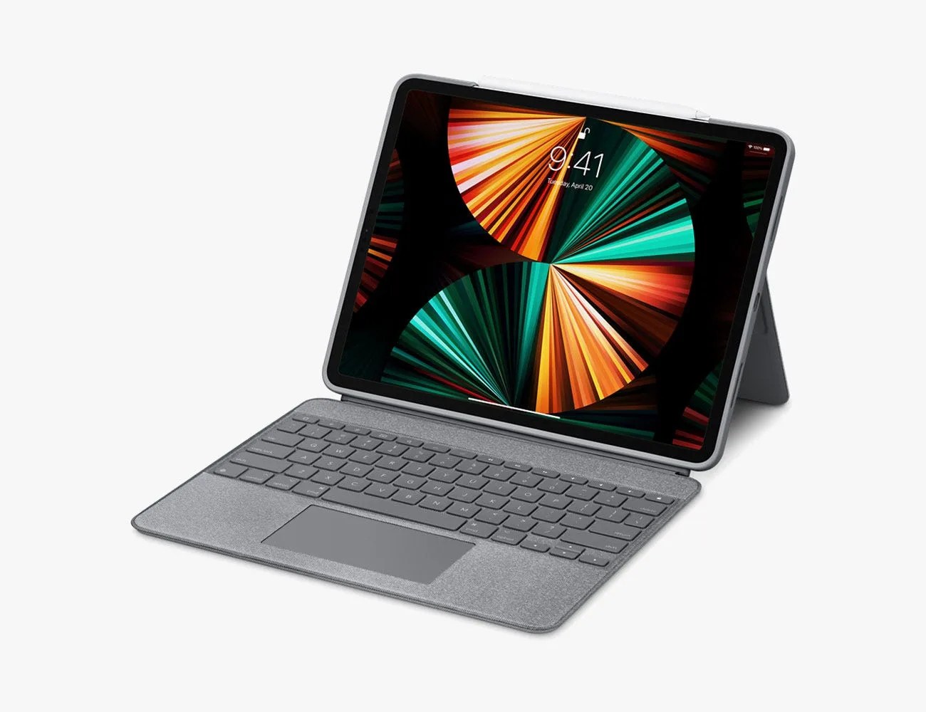 logitech combo touch keyboard case with trackpad