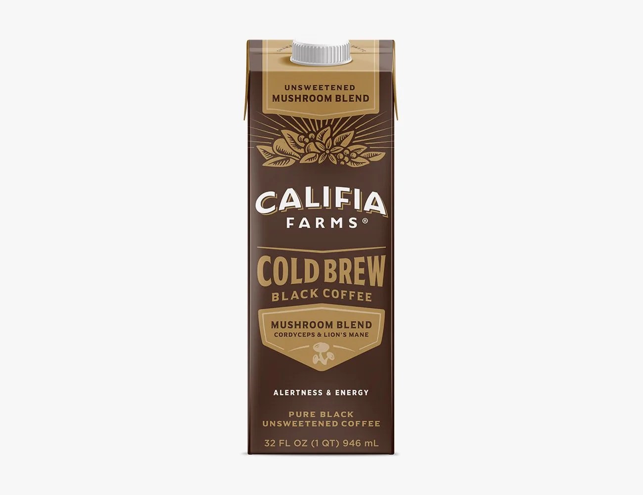 califia farms cold brew mushroom coffee
