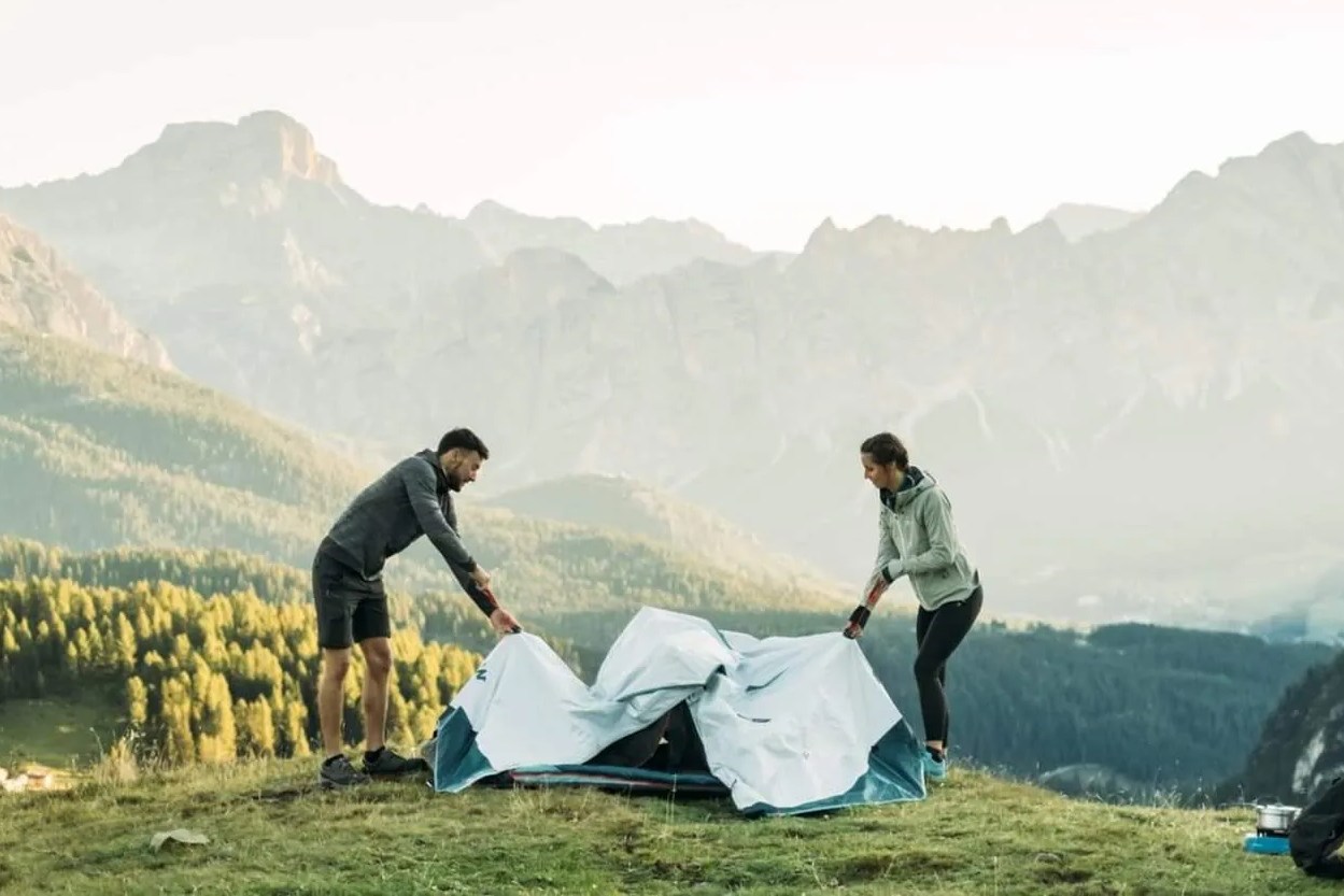 quechua 2 second easy fresh and black