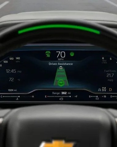 chevy super cruise technology inside of car