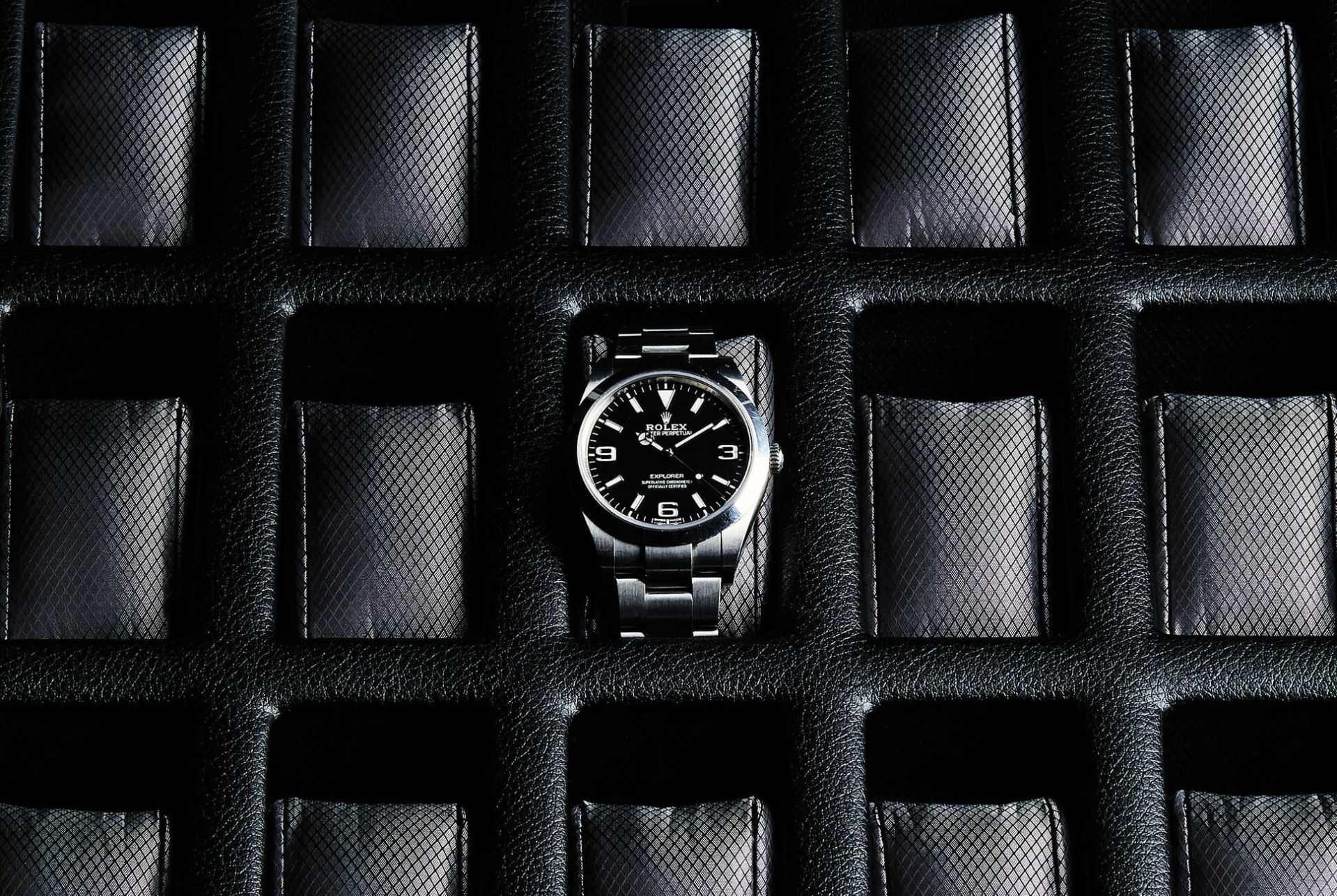 watch in watch box