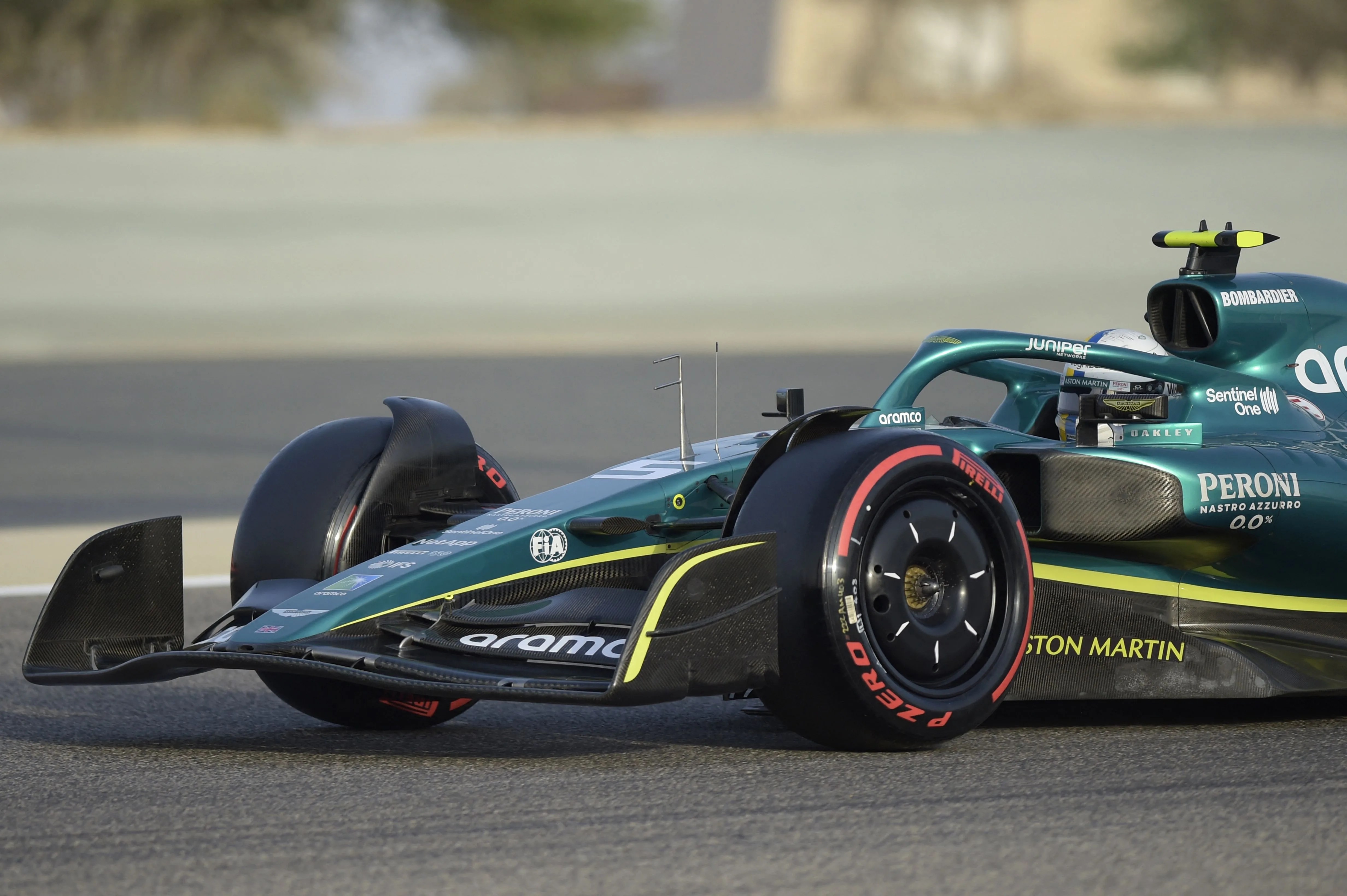 aston martin f1 car front