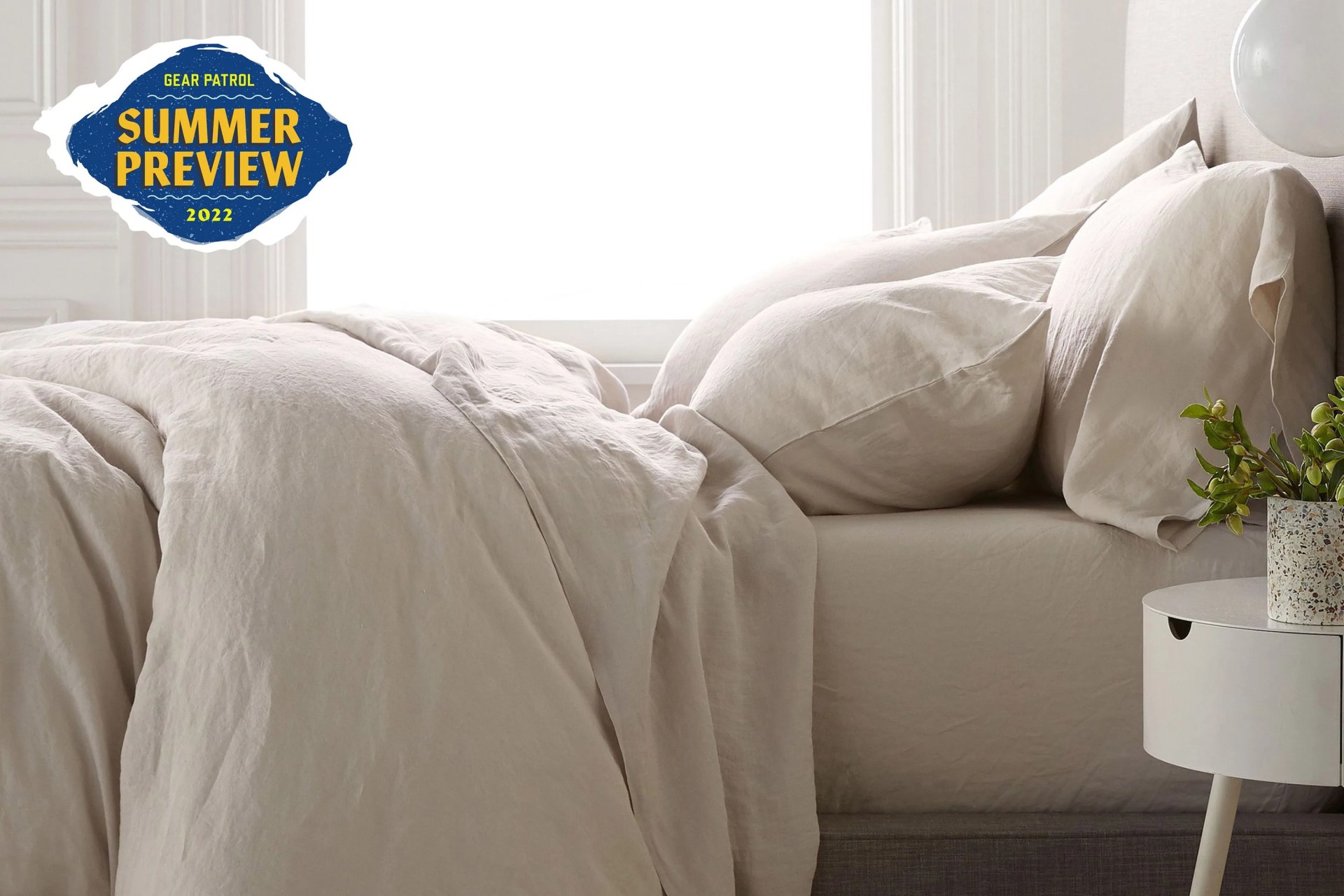 linen bed sheets