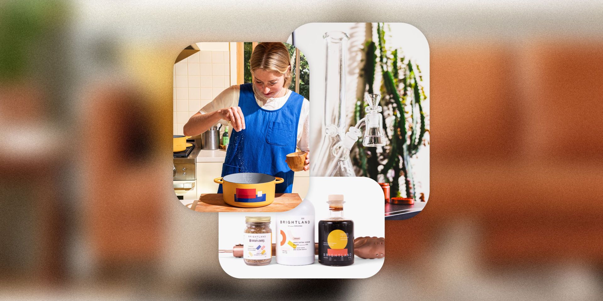 great jones x molly baz, higher standards the flower kit, and brightland the summer bbq capsule