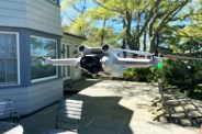 dji mini drone flying