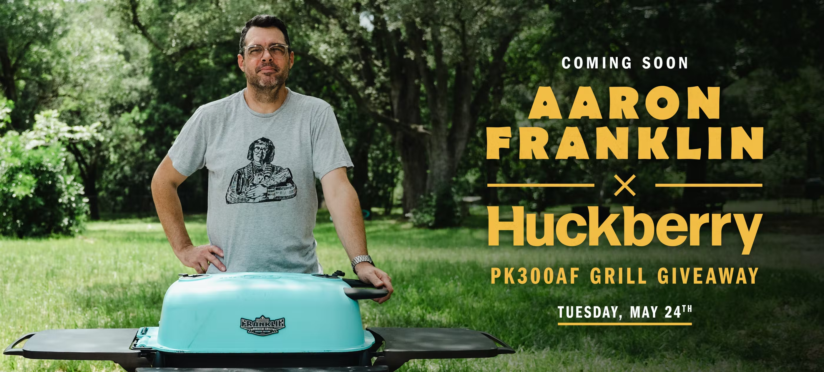 aaron franklin x huckberry pk grill giveaway