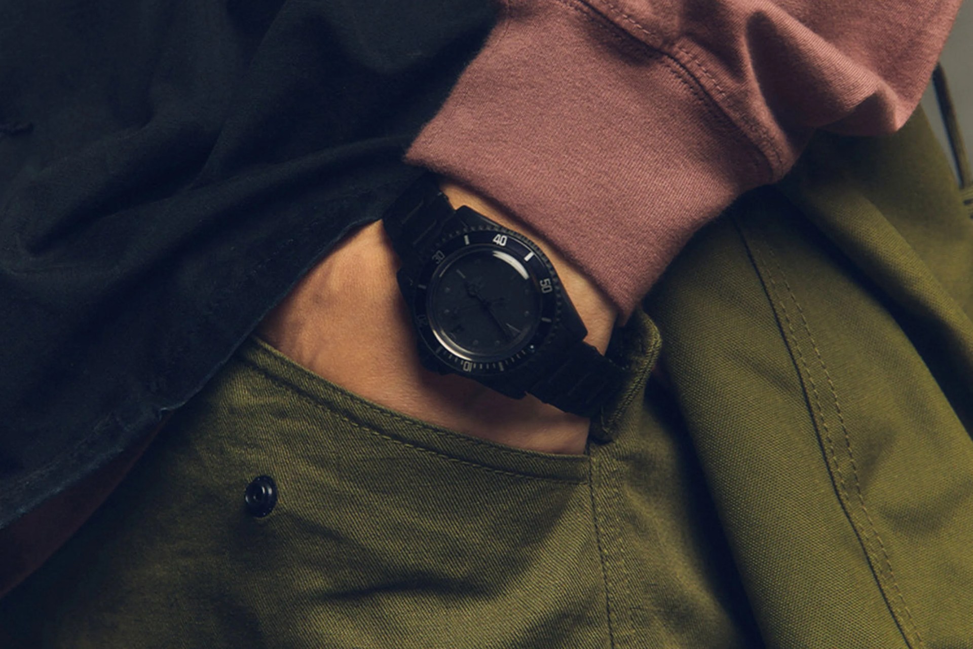 man wearing a watch