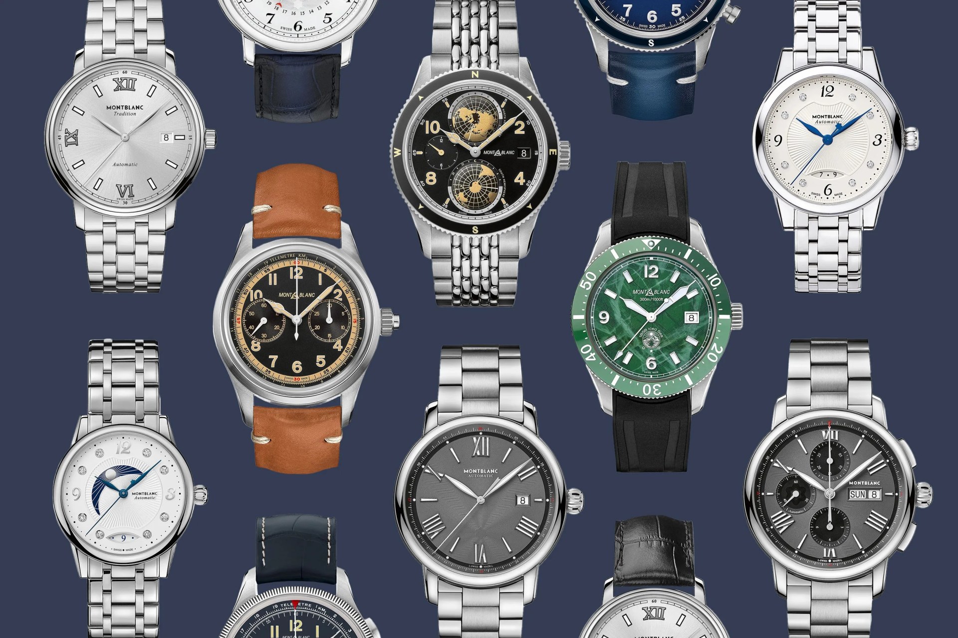 montblanc variety of watches