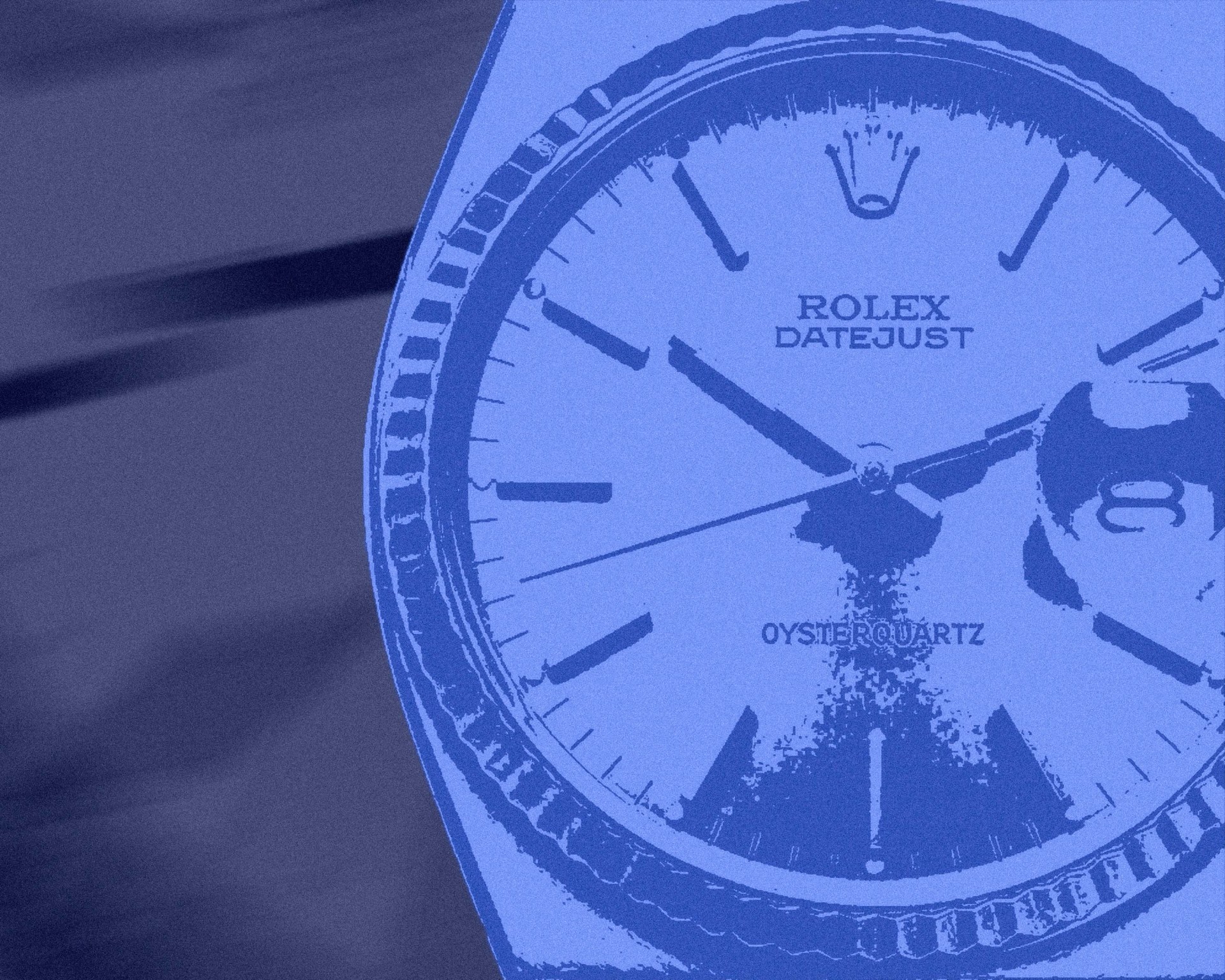 photo illustration of a rolex watch