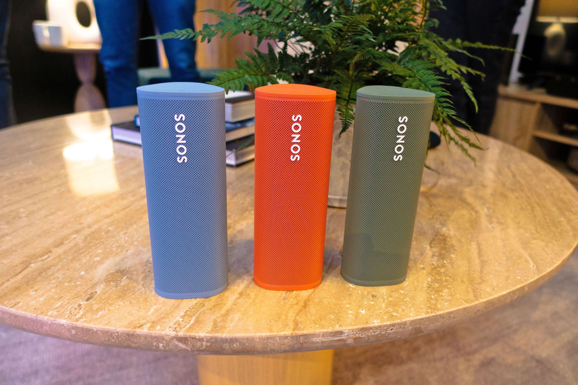 sonos voice assistant on table
